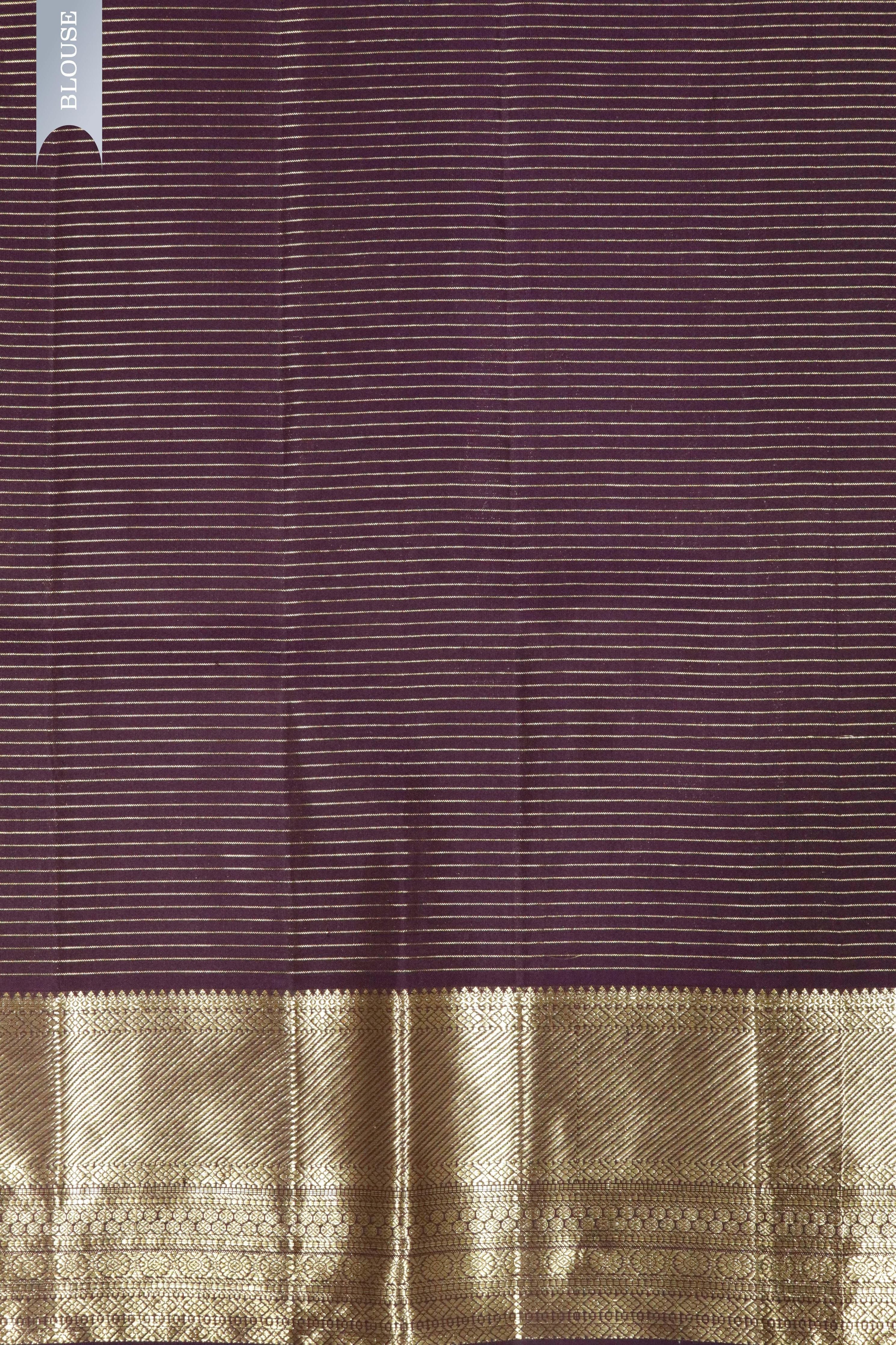 Rust Orange Kanchipuram Silk Saree with Zari Checks, Motifs & Weaving Border - Mokshaa