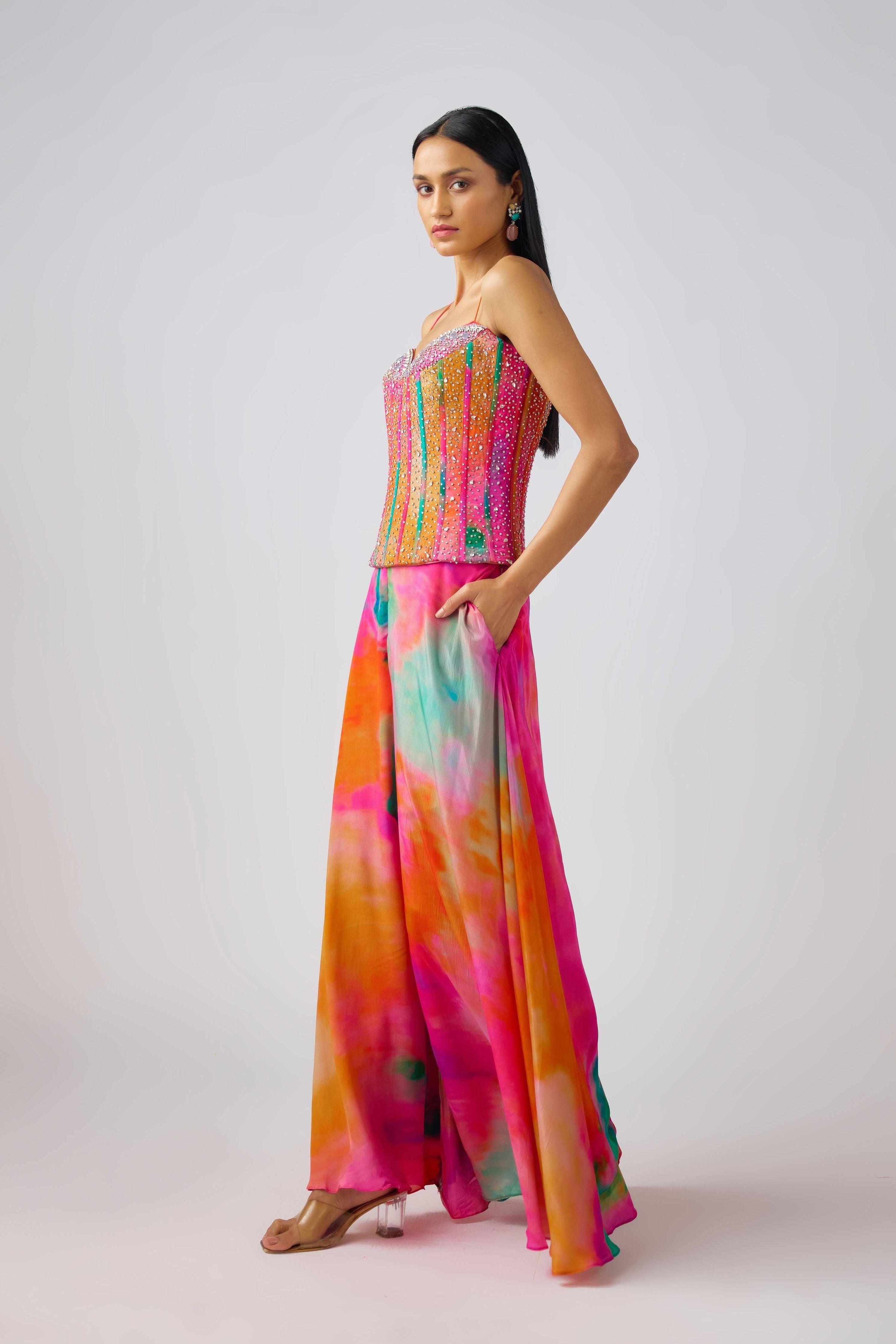 The Sunscape Drift Corset Set - Mokshaa