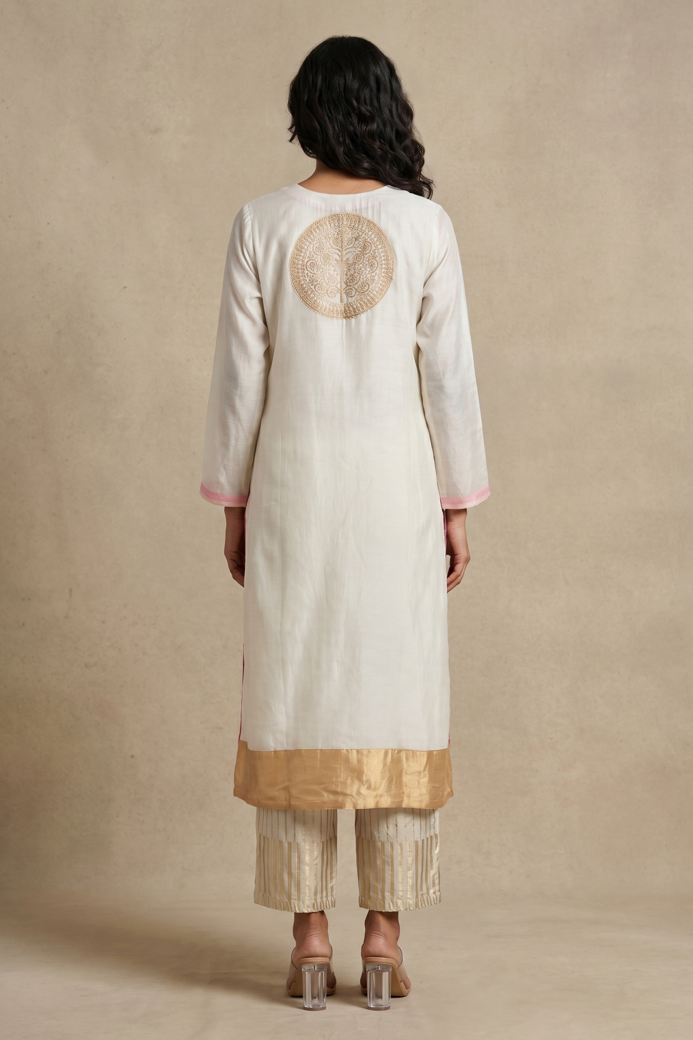 Ivory Cotton Kurta Set