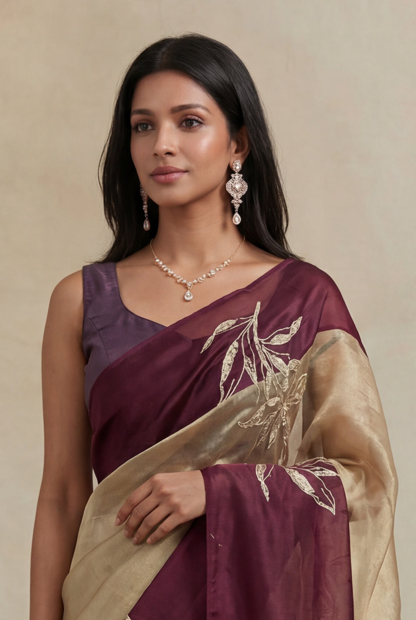 Gold Tissue Silk Saree