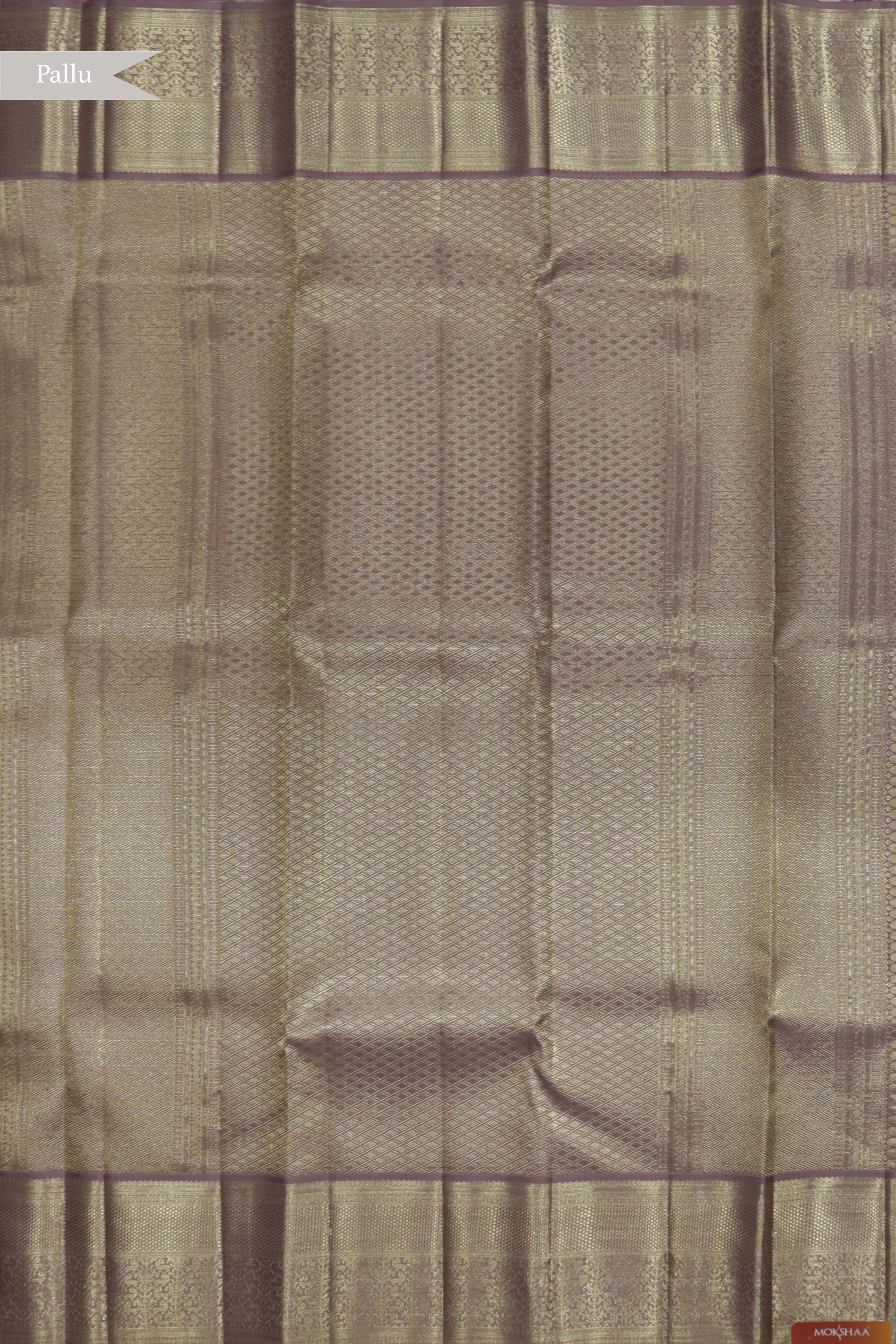 Onion Pink Kanchivaram Silk Saree
