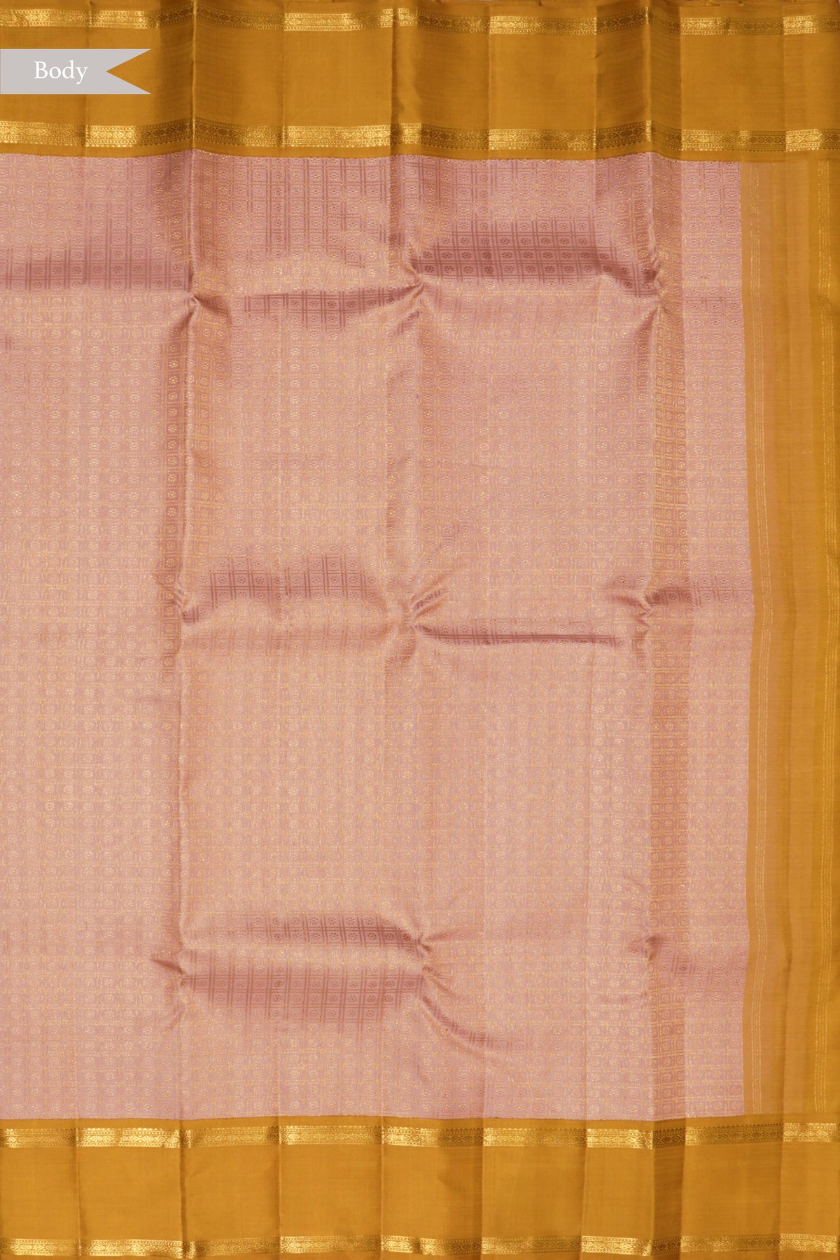 Baby Pink Kanchivaram Silk Saree - Mokshaa