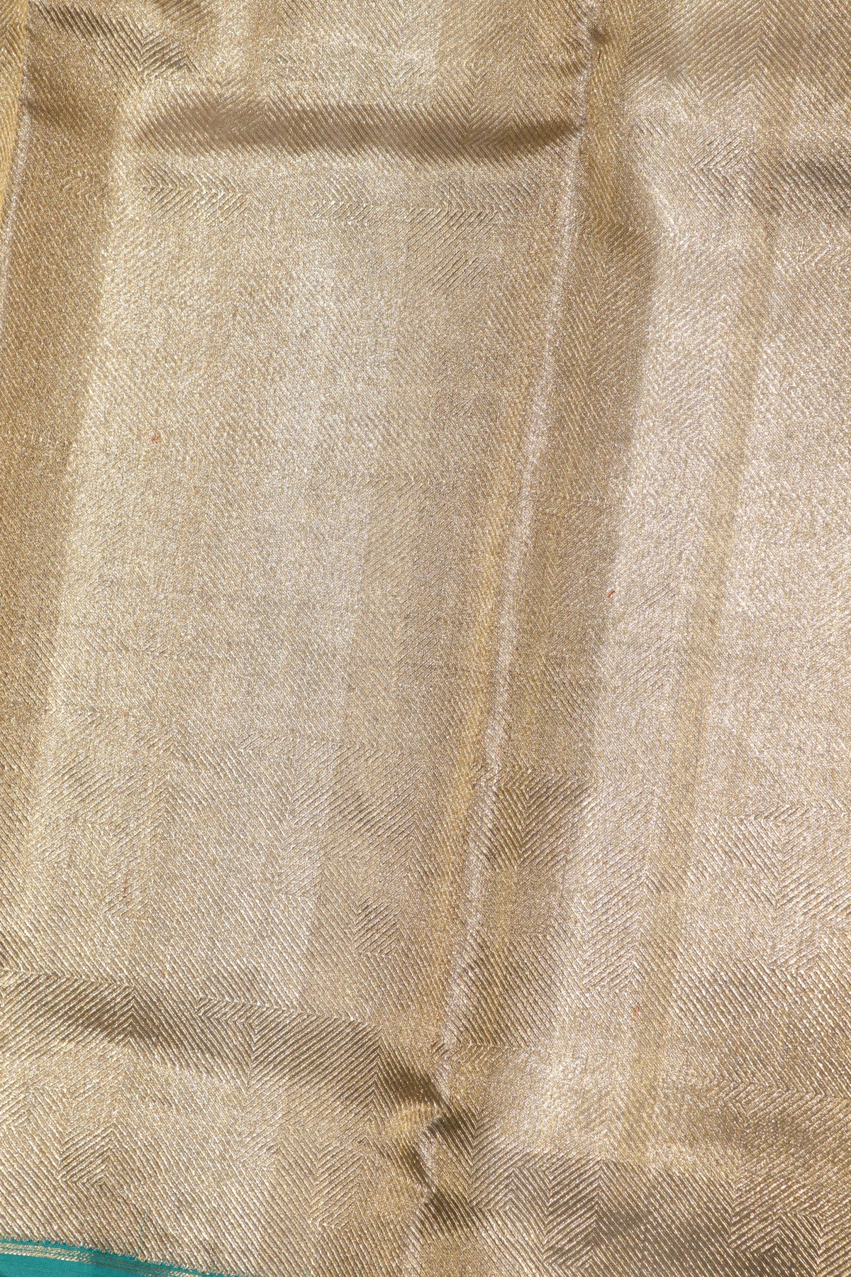 Silver Gold Kanchivaram Tissue Silk Saree - Mokshaa