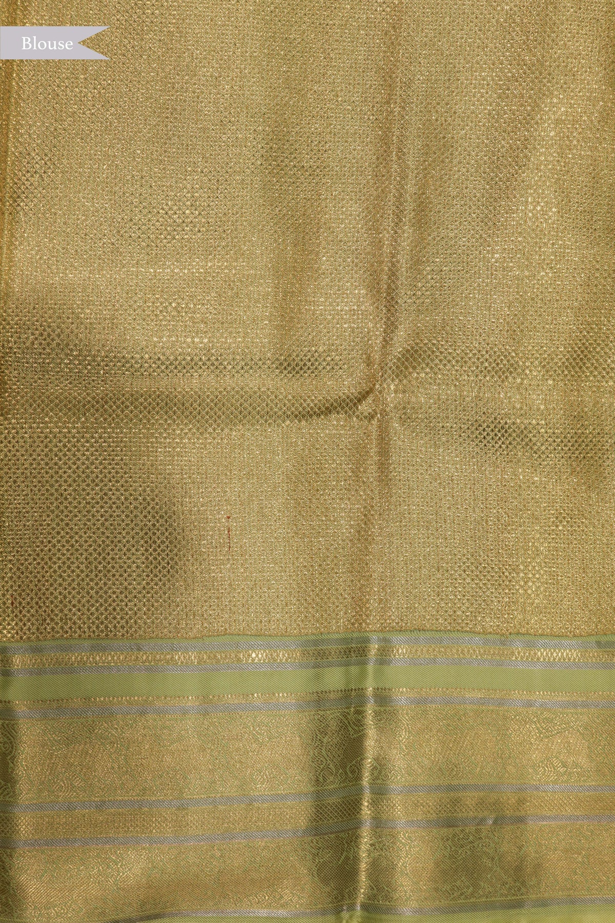 Pista Green Twill Silk Saree - Mokshaa