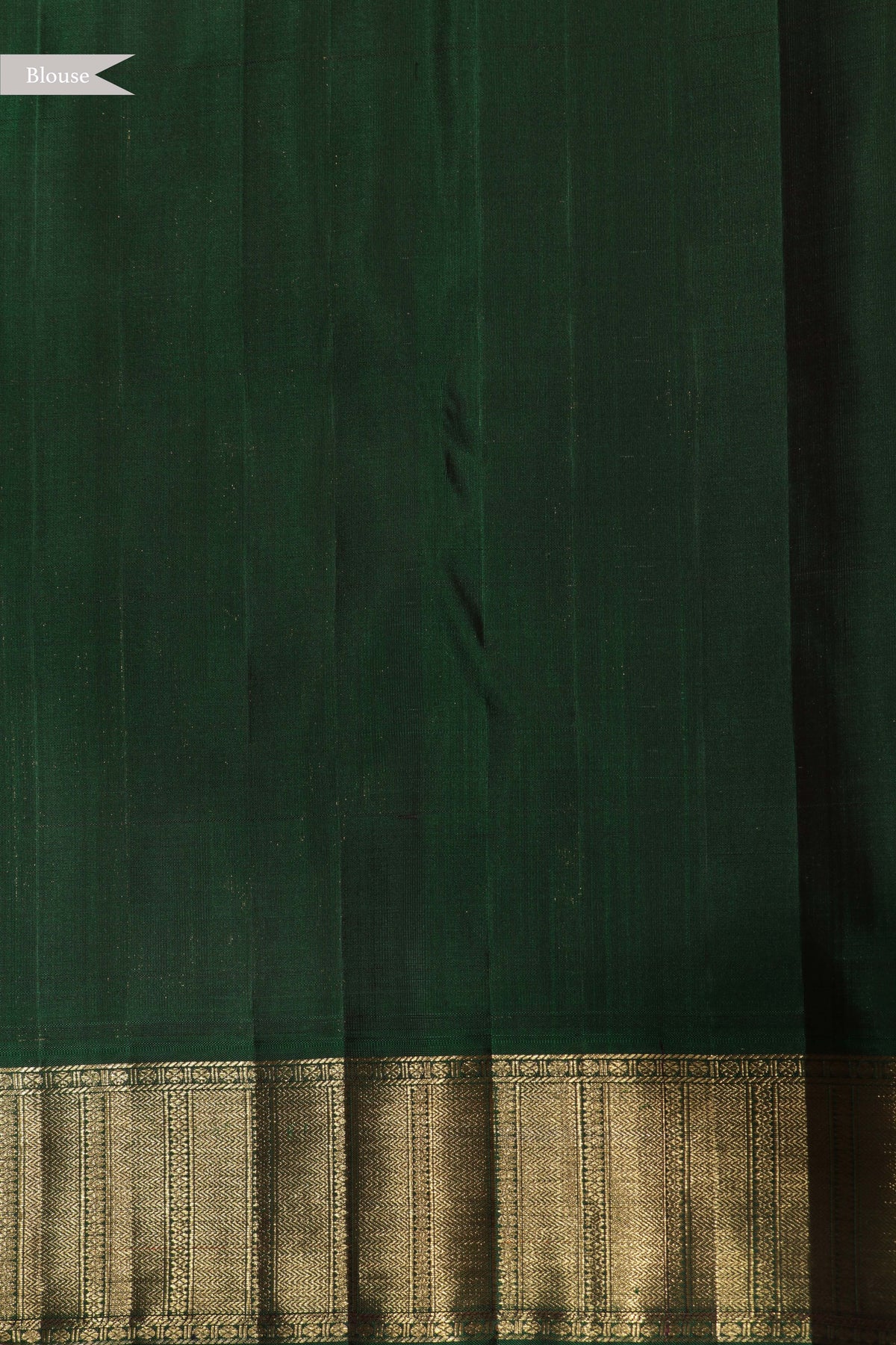 Emerald Green Kanchivaram Silk Saree - Mokshaa