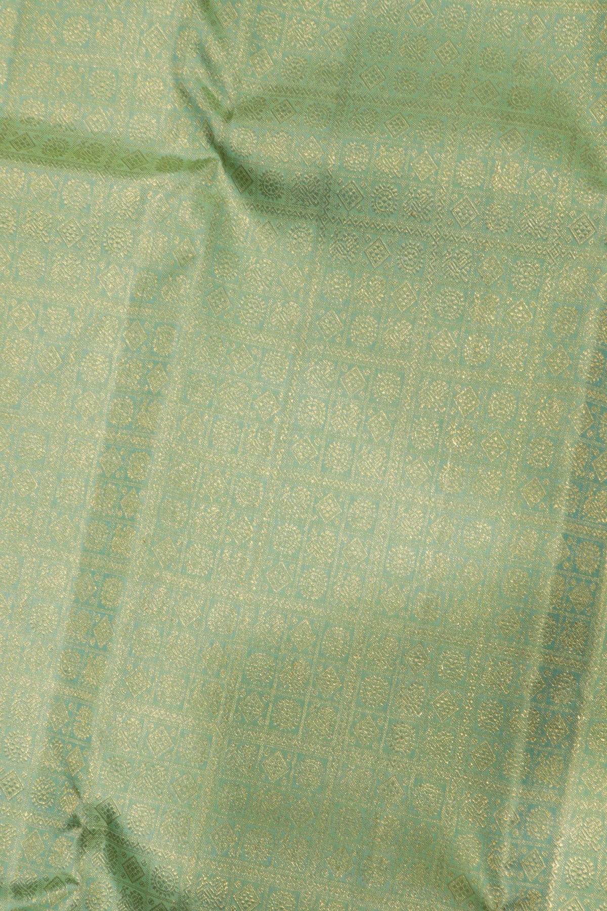 Sea Green Kanchivaram Silk Saree - Mokshaa