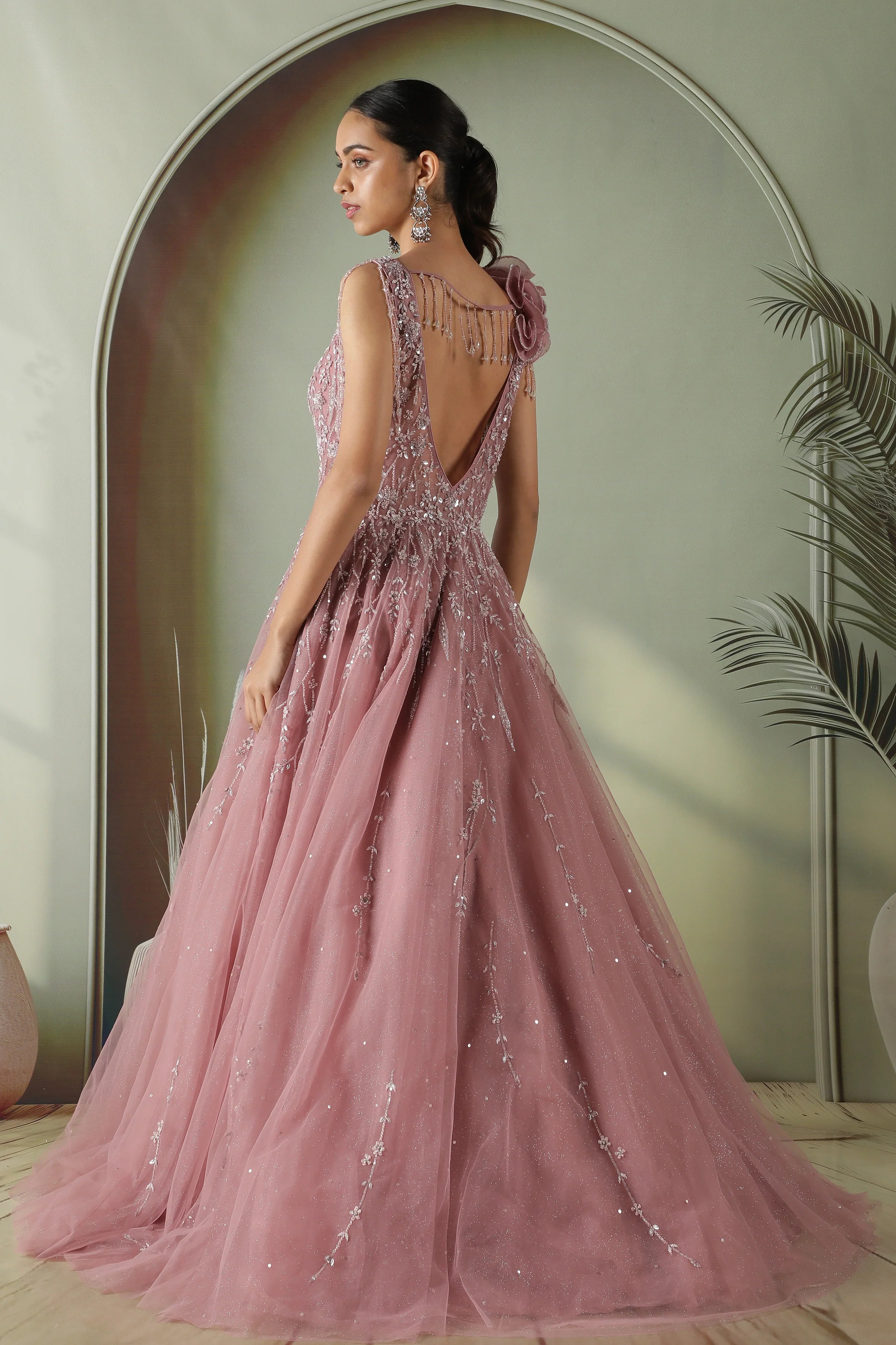 Lavender gown - Mokshaa