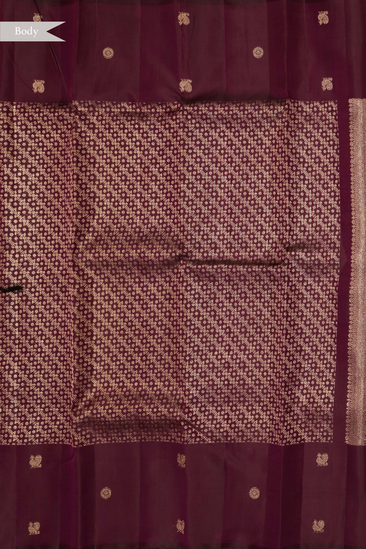 Purple Kanchivaram Silk Saree - Mokshaa