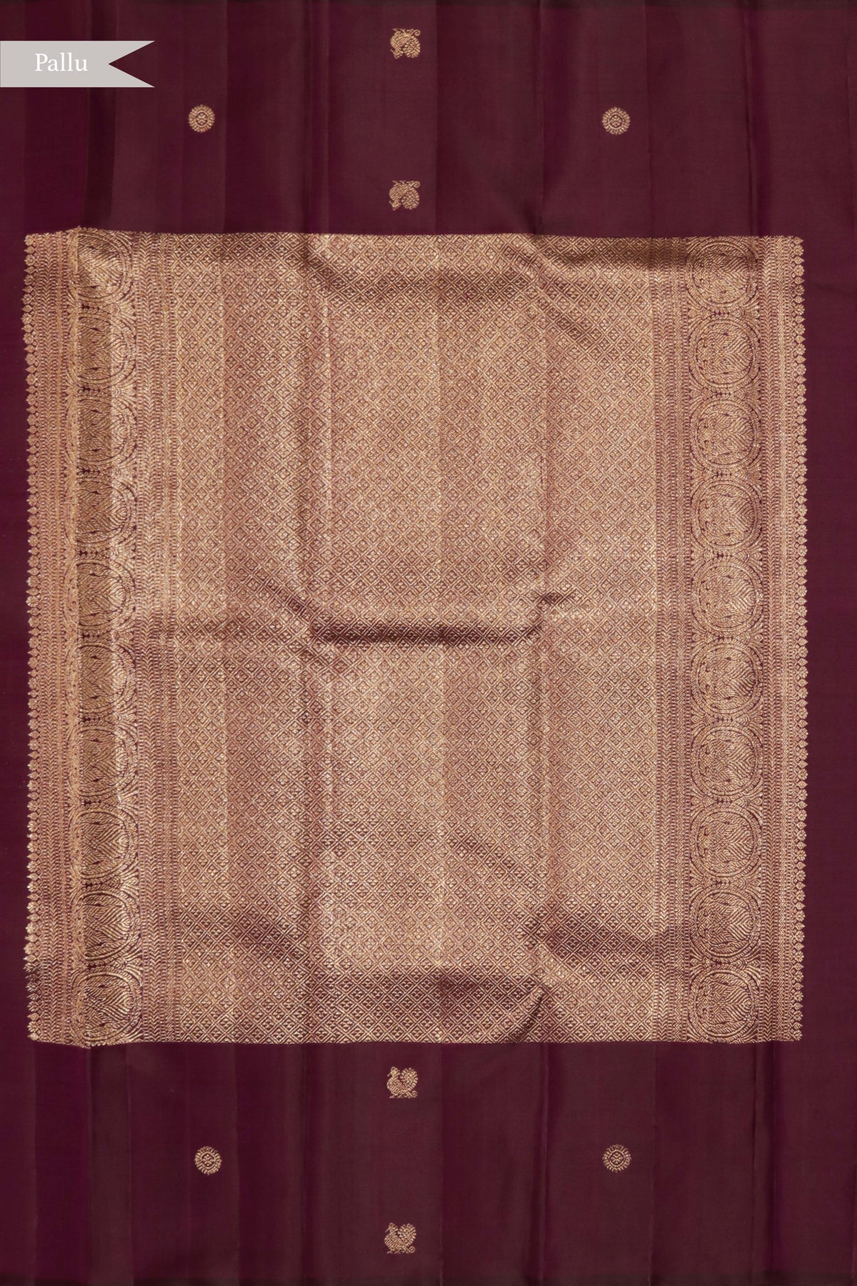 Purple Kanchivaram Silk Saree - Mokshaa