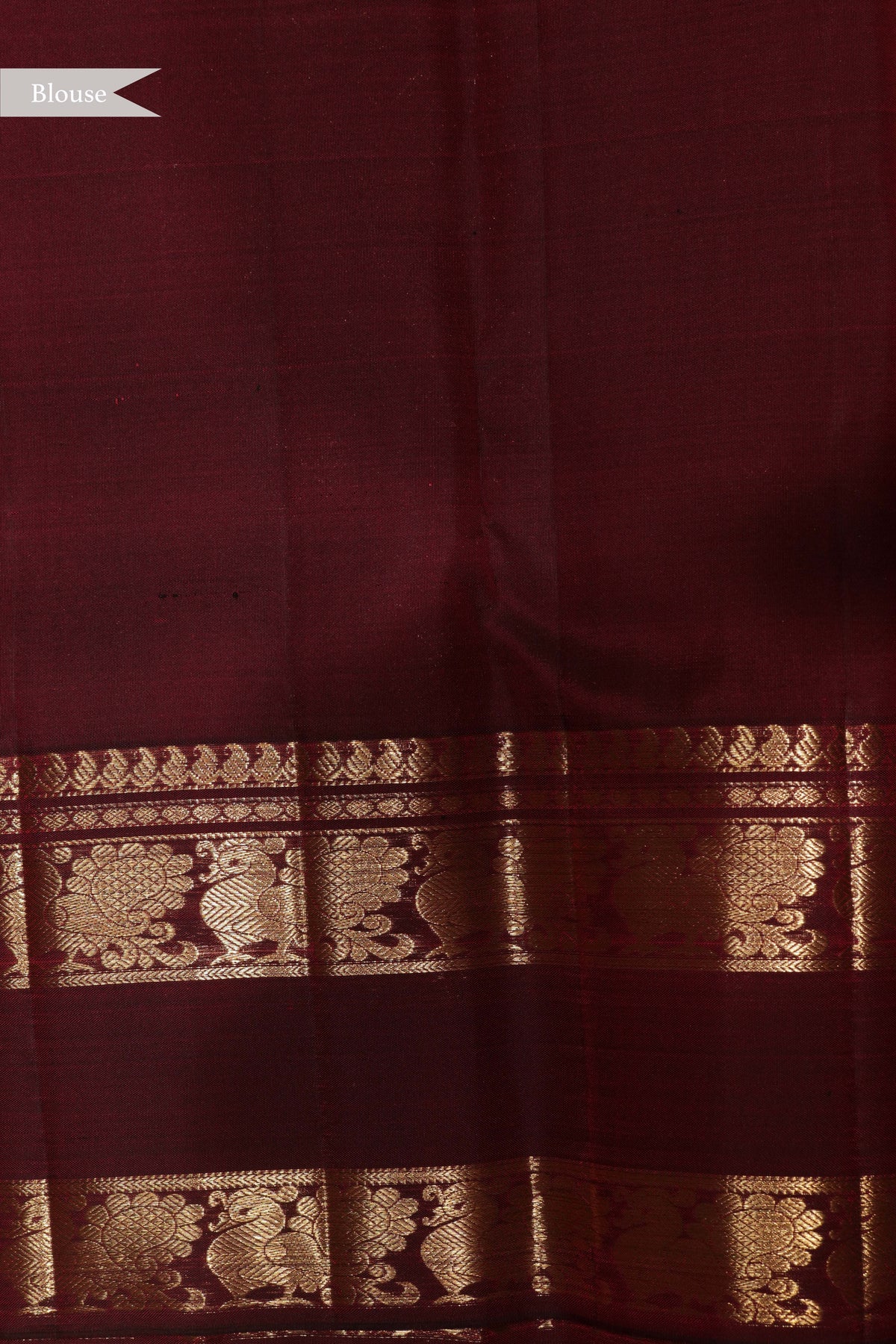 Off-White Kanchivaram Silk Saree - Mokshaa