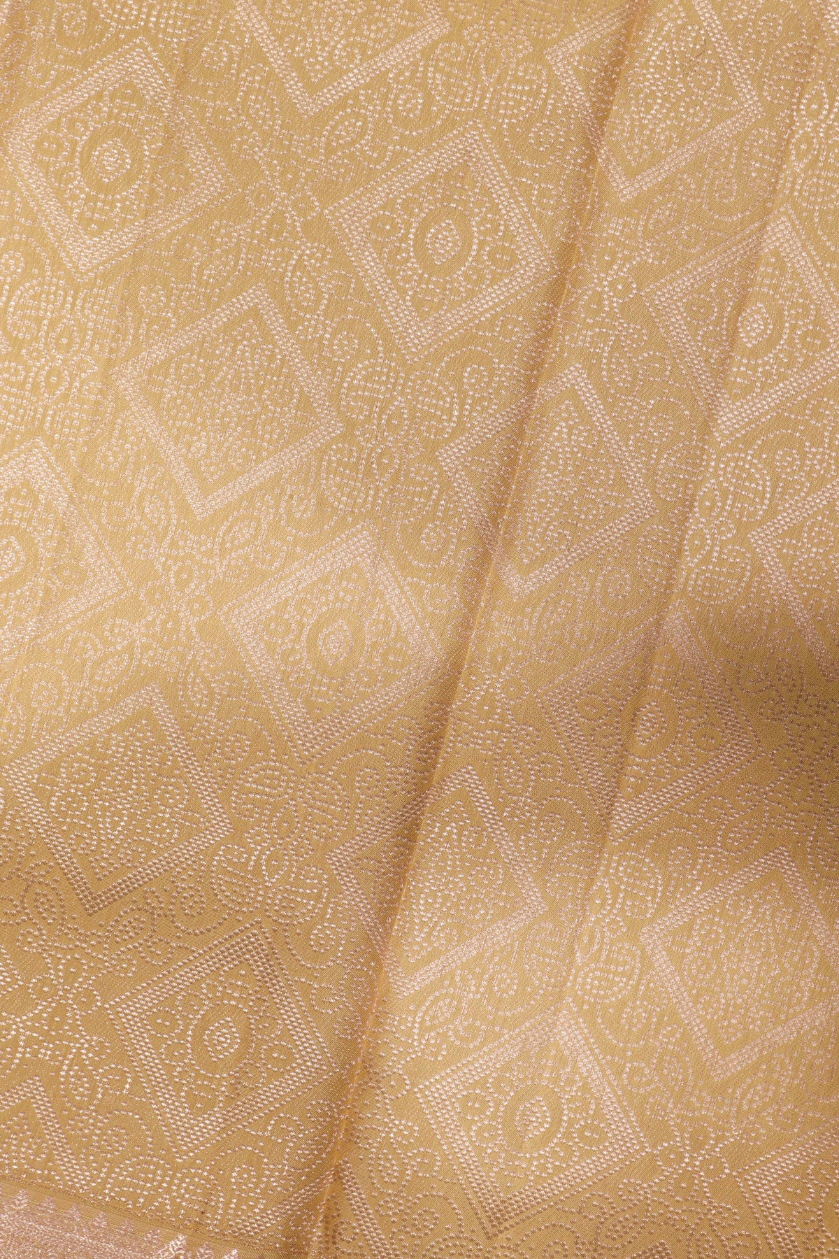 Lime Yellow Kanchivaram Silk Saree - Mokshaa