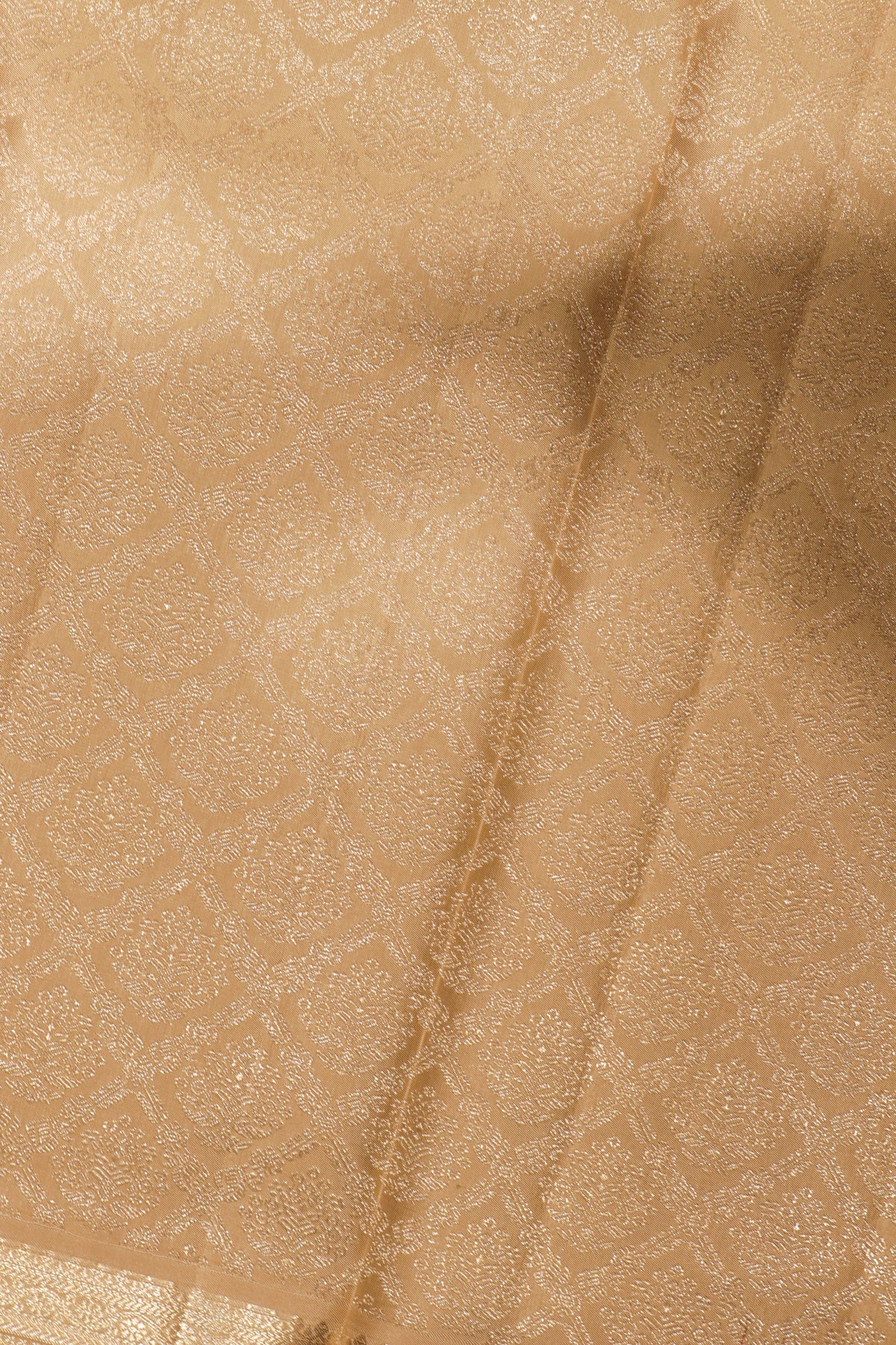 Beige Kanchivaram Silk Saree - Mokshaa