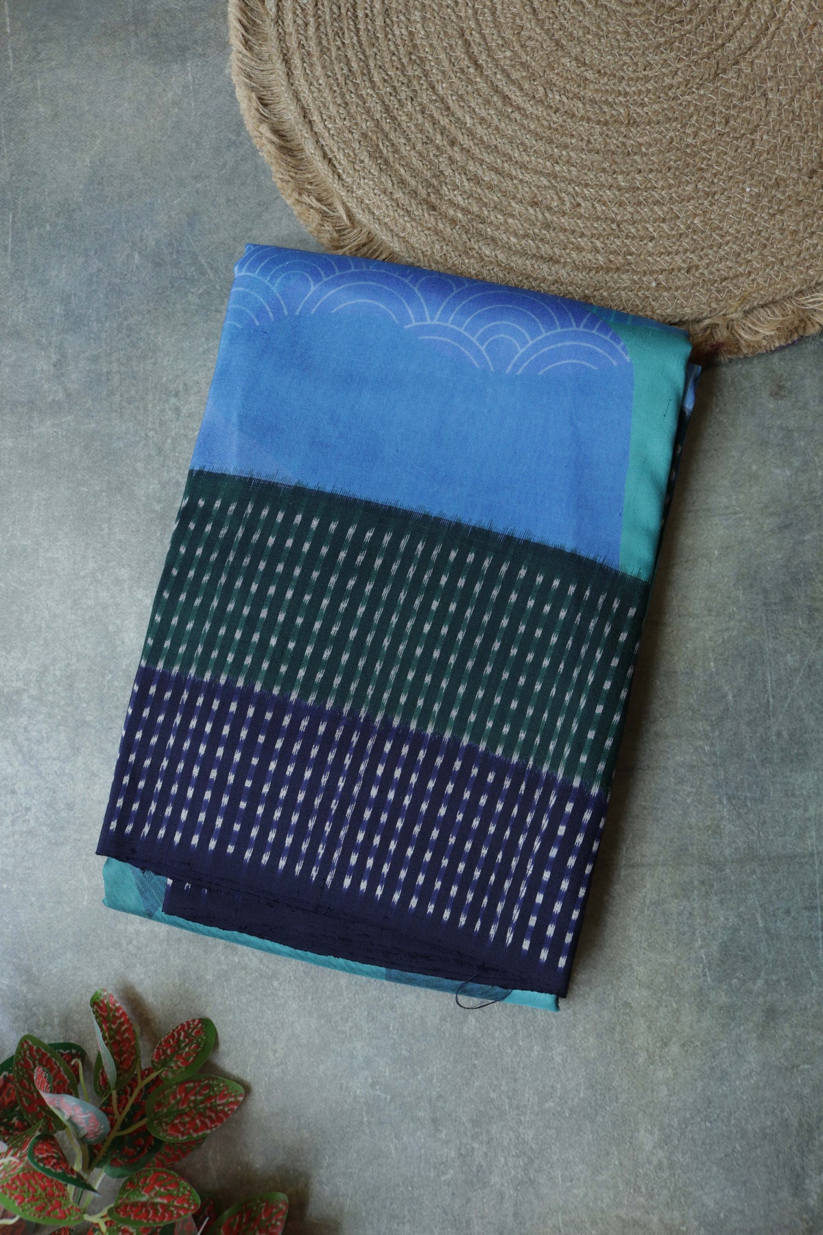 Blue Patola Silk Saree - Mokshaa