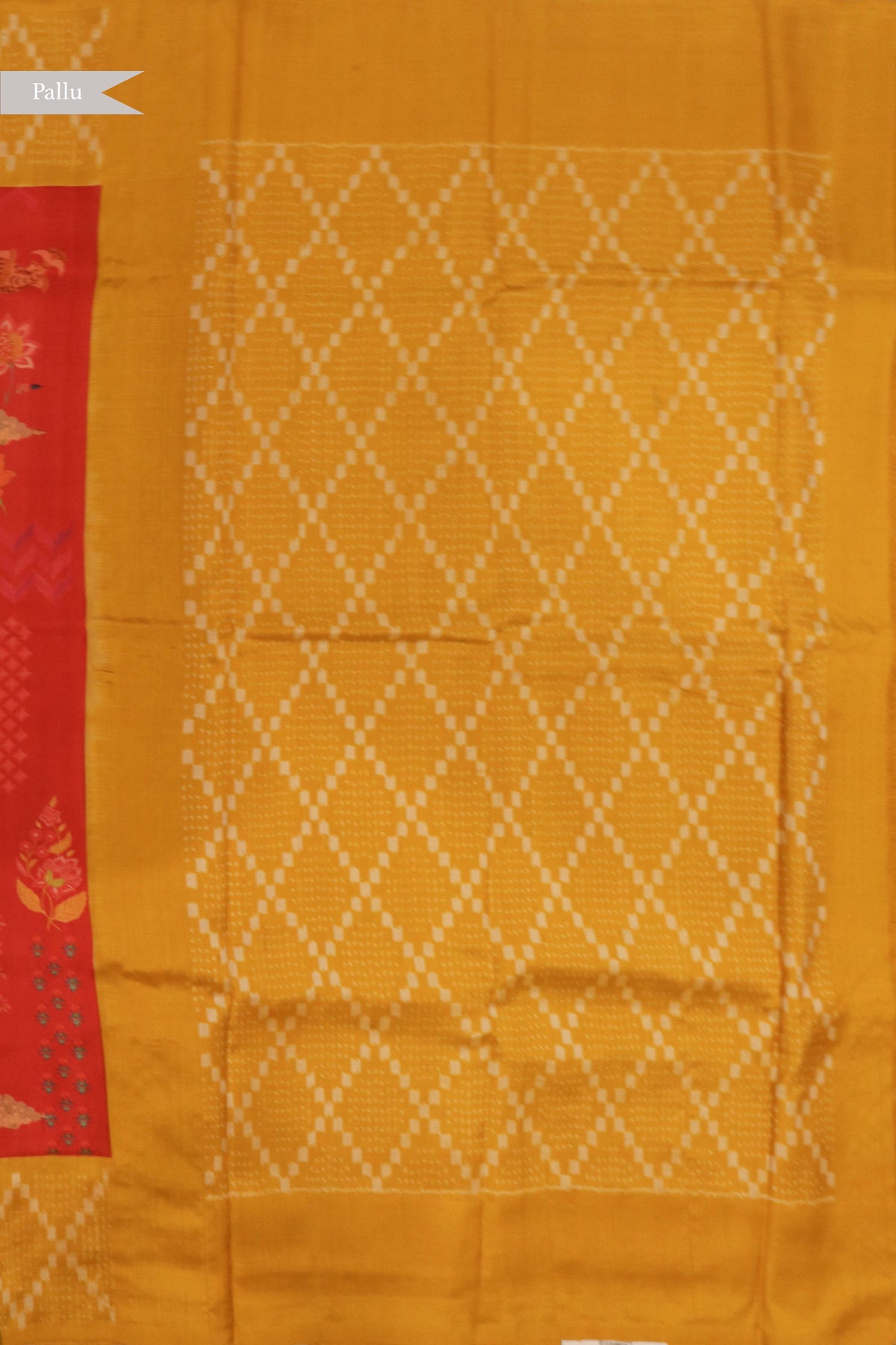 Red Patola Silk Saree - Mokshaa
