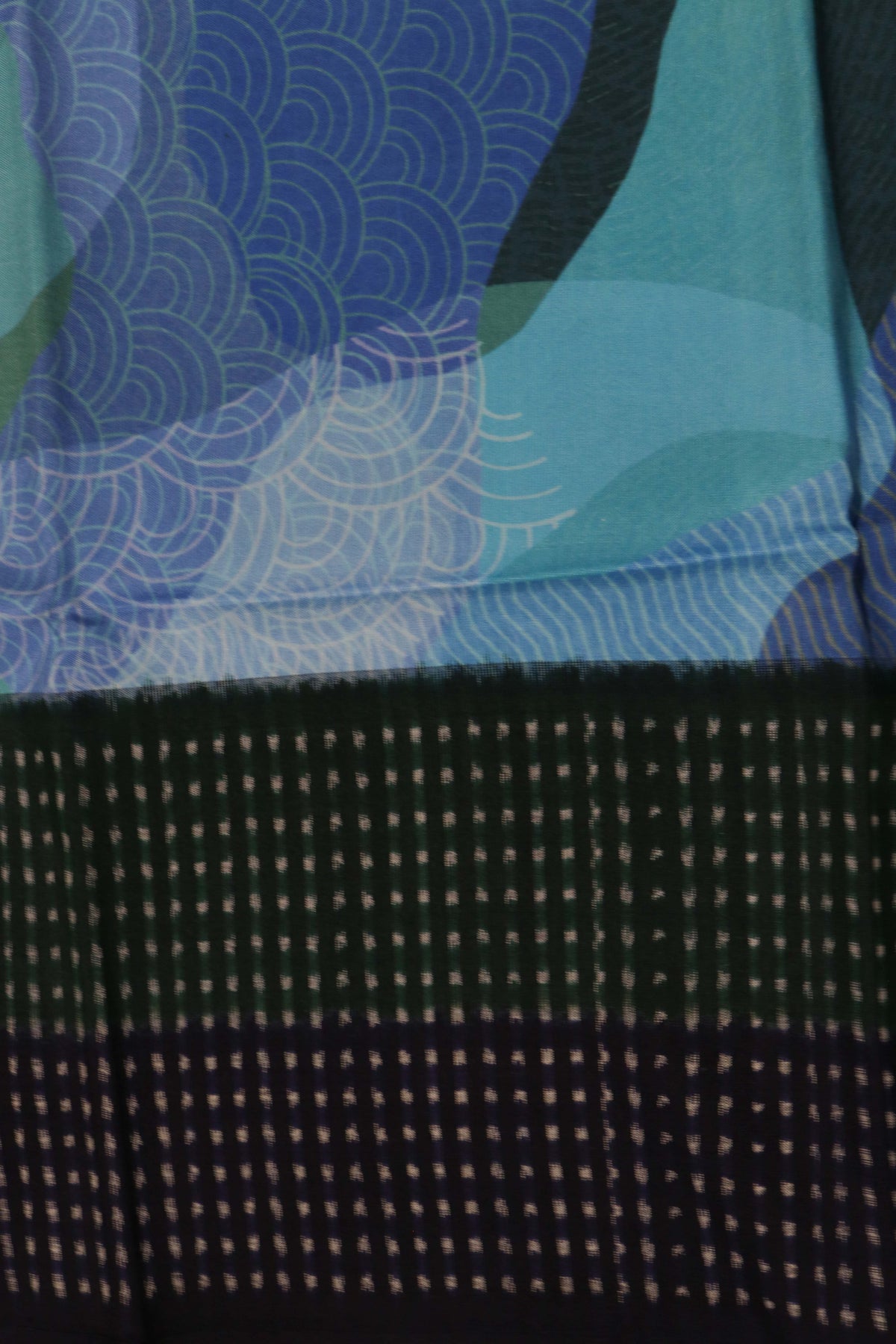 Blue Patola Silk Saree - Mokshaa
