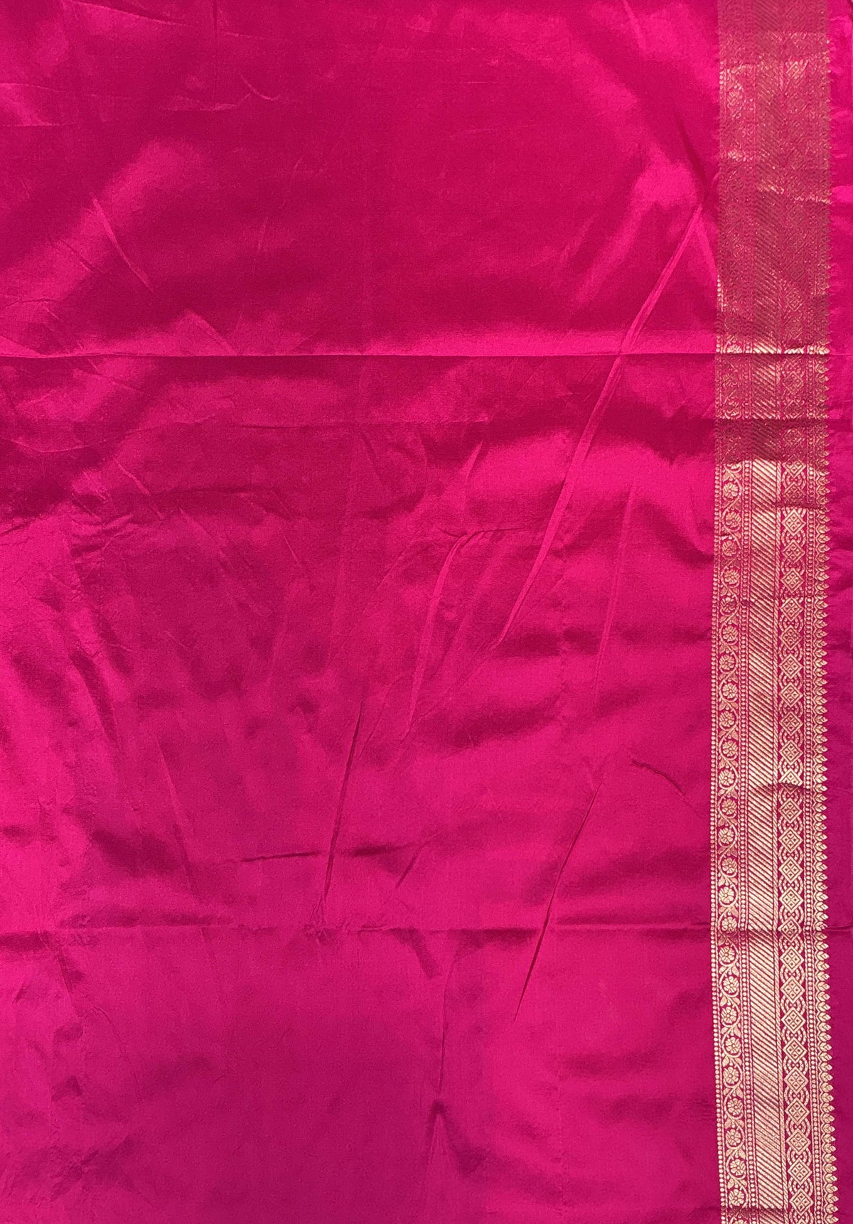 Rani Pink Banarasi Silk Saree - Mokshaa