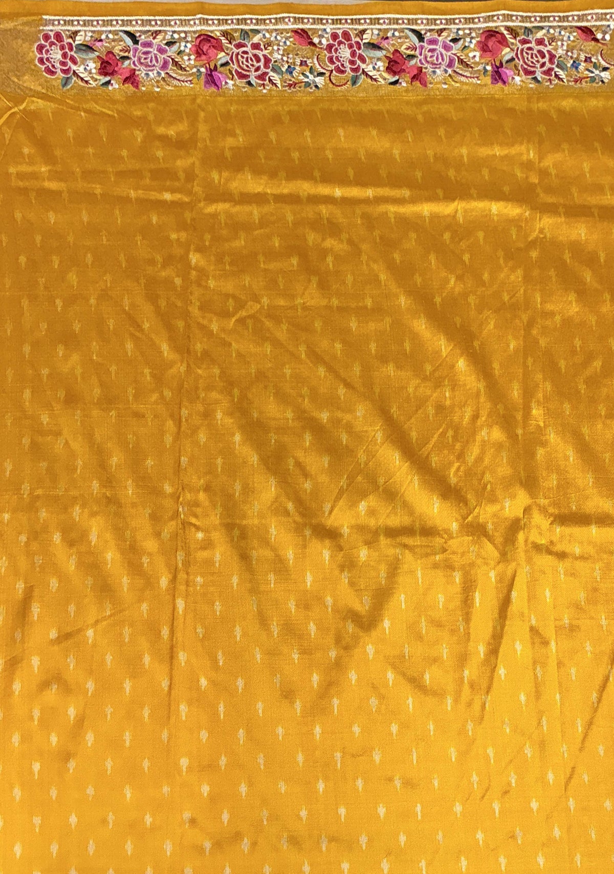 Yellow Patola Silk Saree - Mokshaa