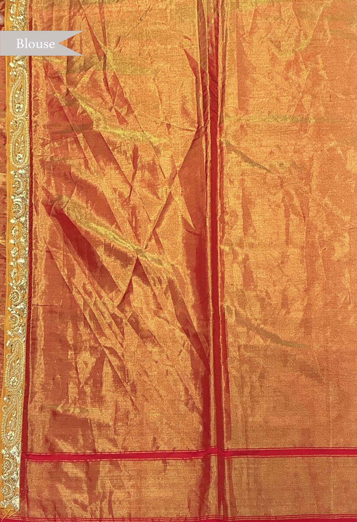 Cream Multicolor Ikat Tissue Silk Saree - Mokshaa