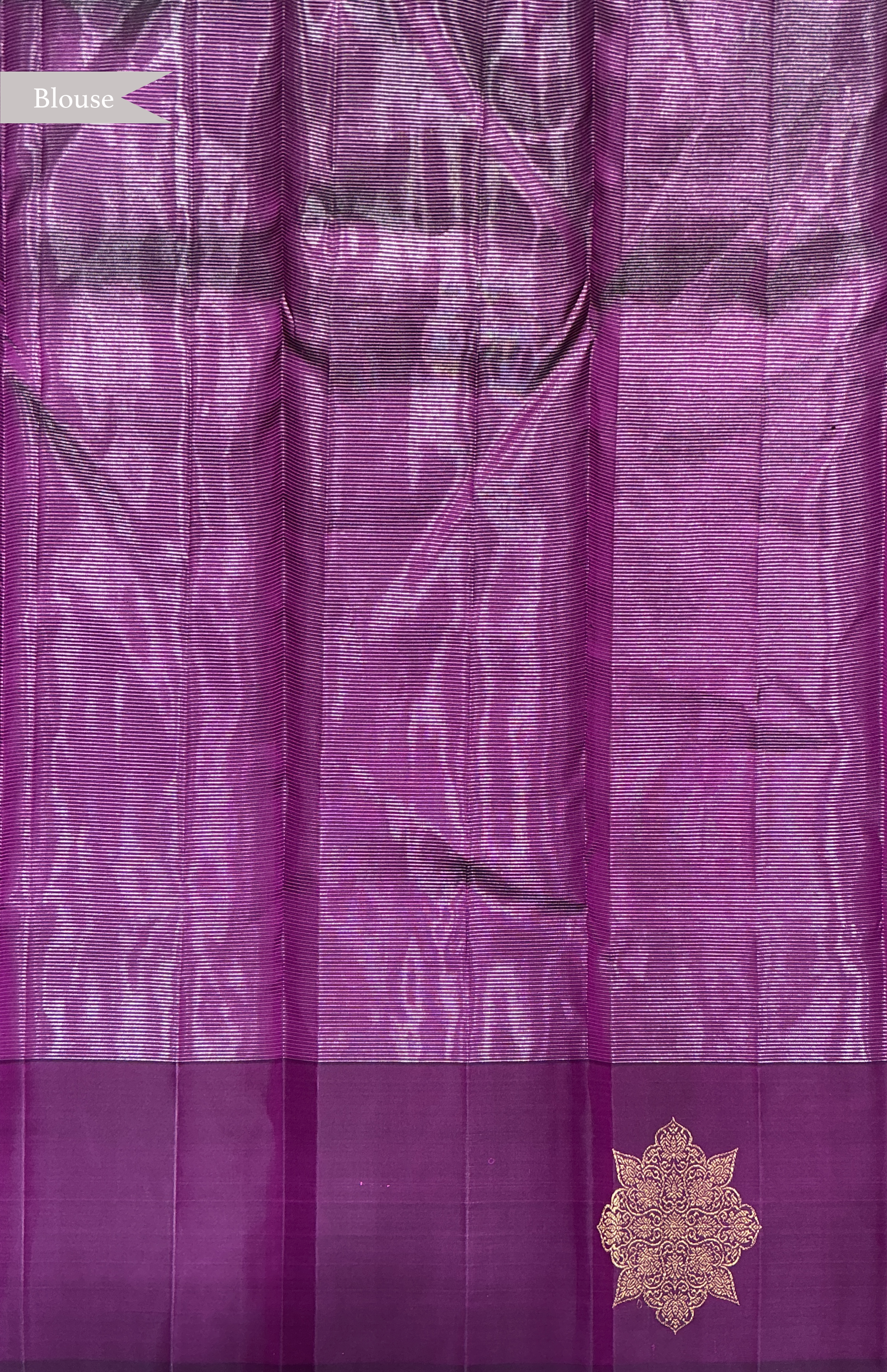 Dusty Gold Kanchivaram Silk Saree