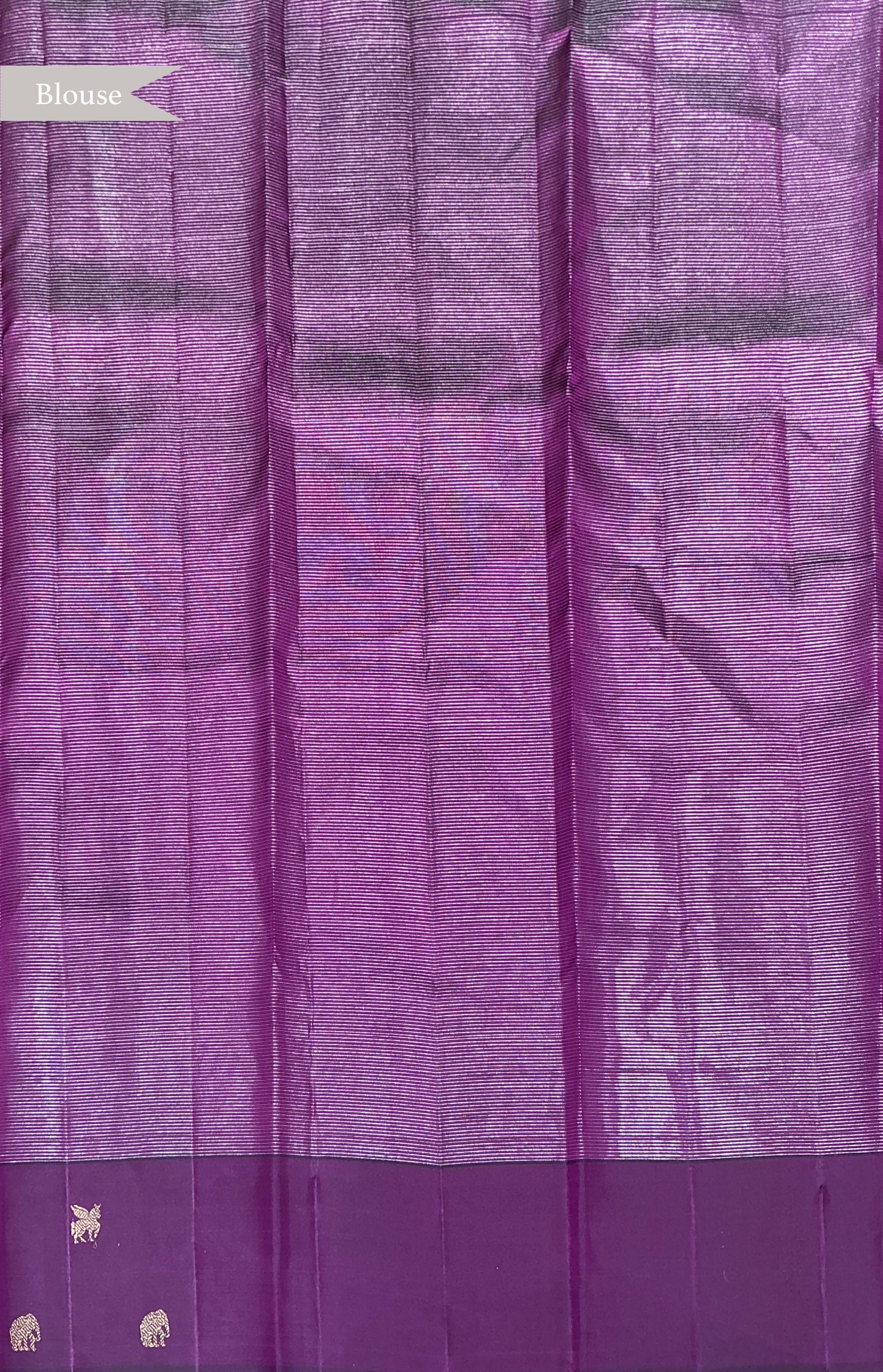 Lavender and Royal Purple Kanchivaram Silk Saree