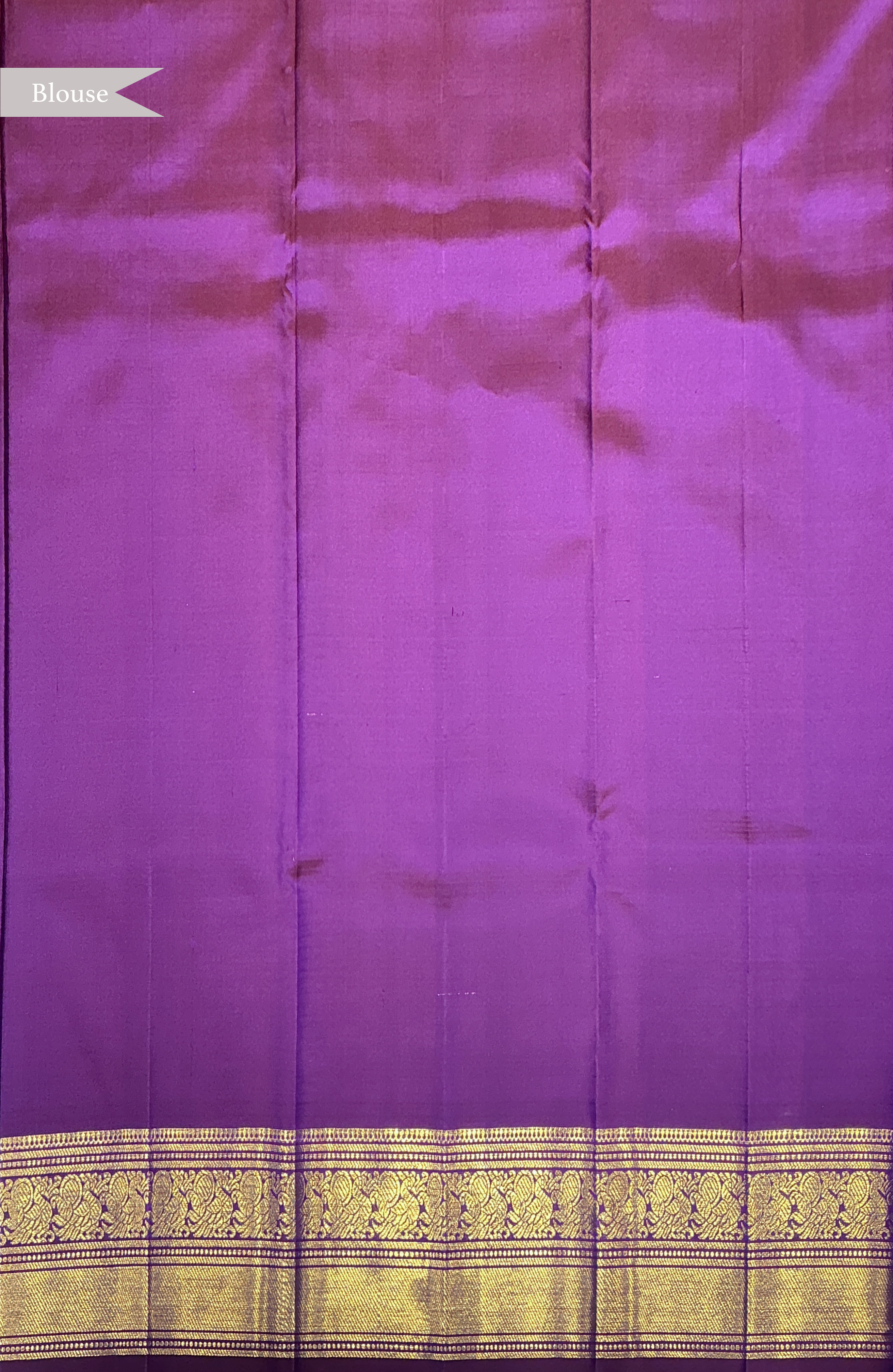 Dark Purple Kanchivaram Silk Saree
