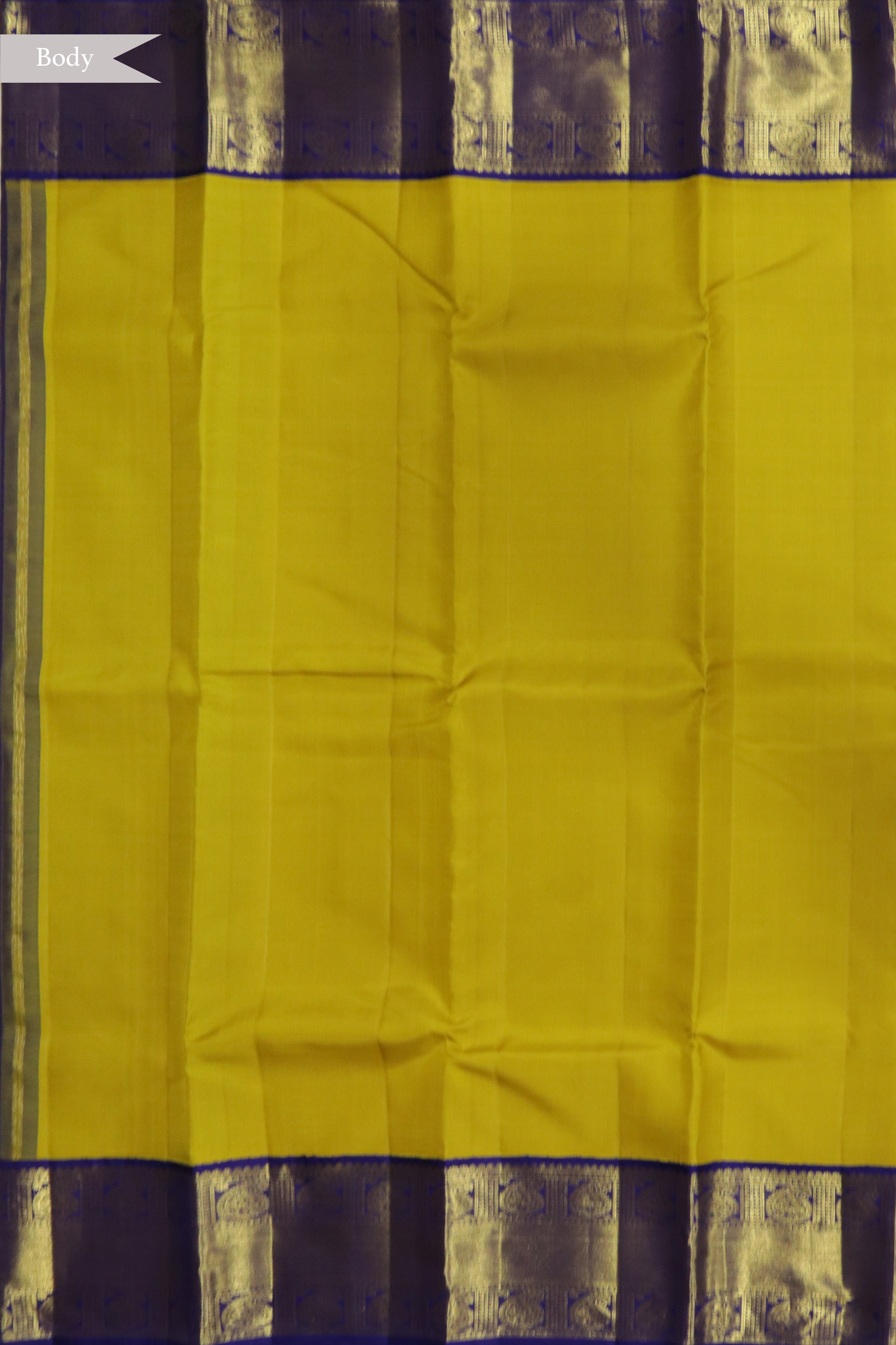 Mustard Kanchivaram Pattu Saree