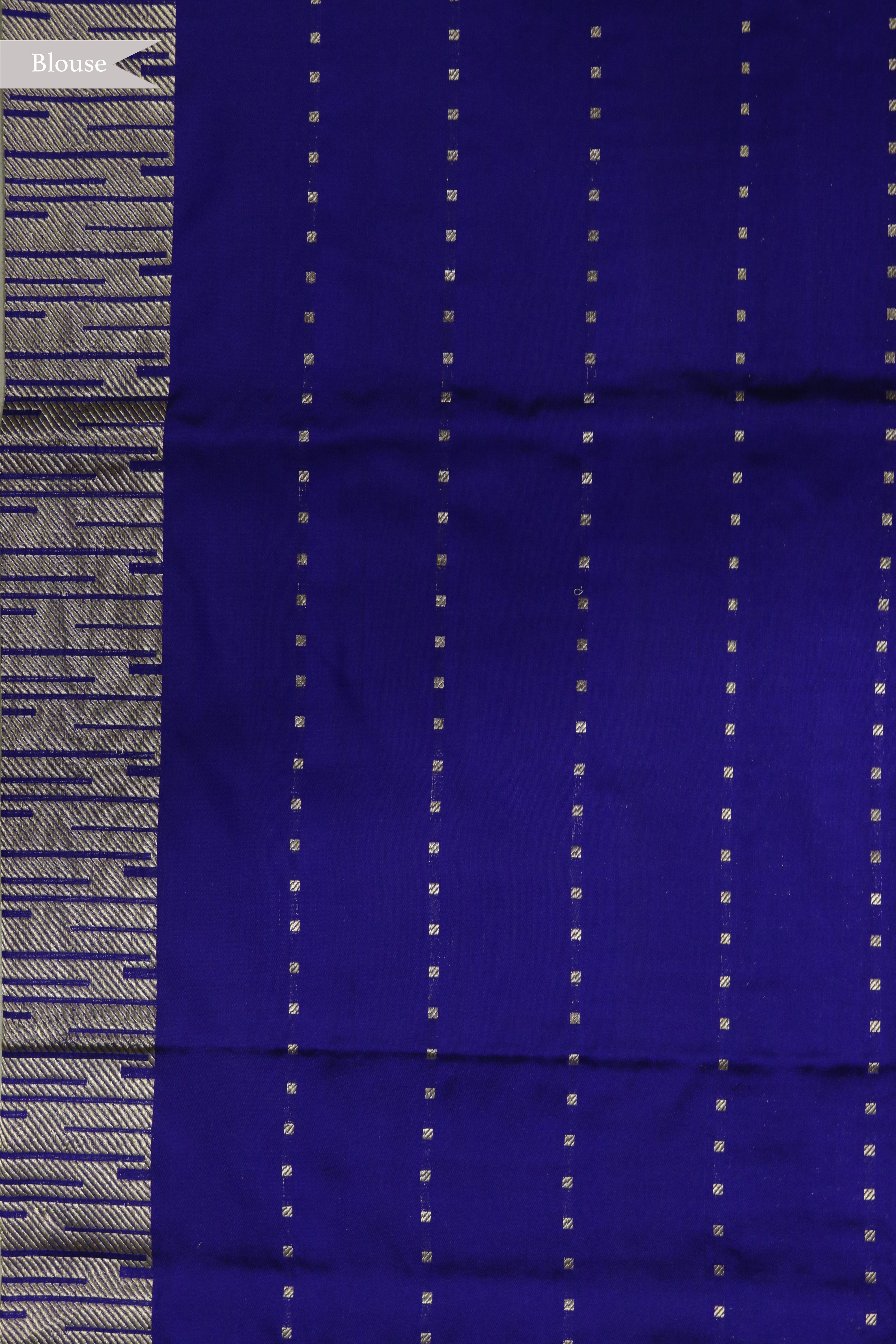 Royal Blue Banarasi Silk Saree