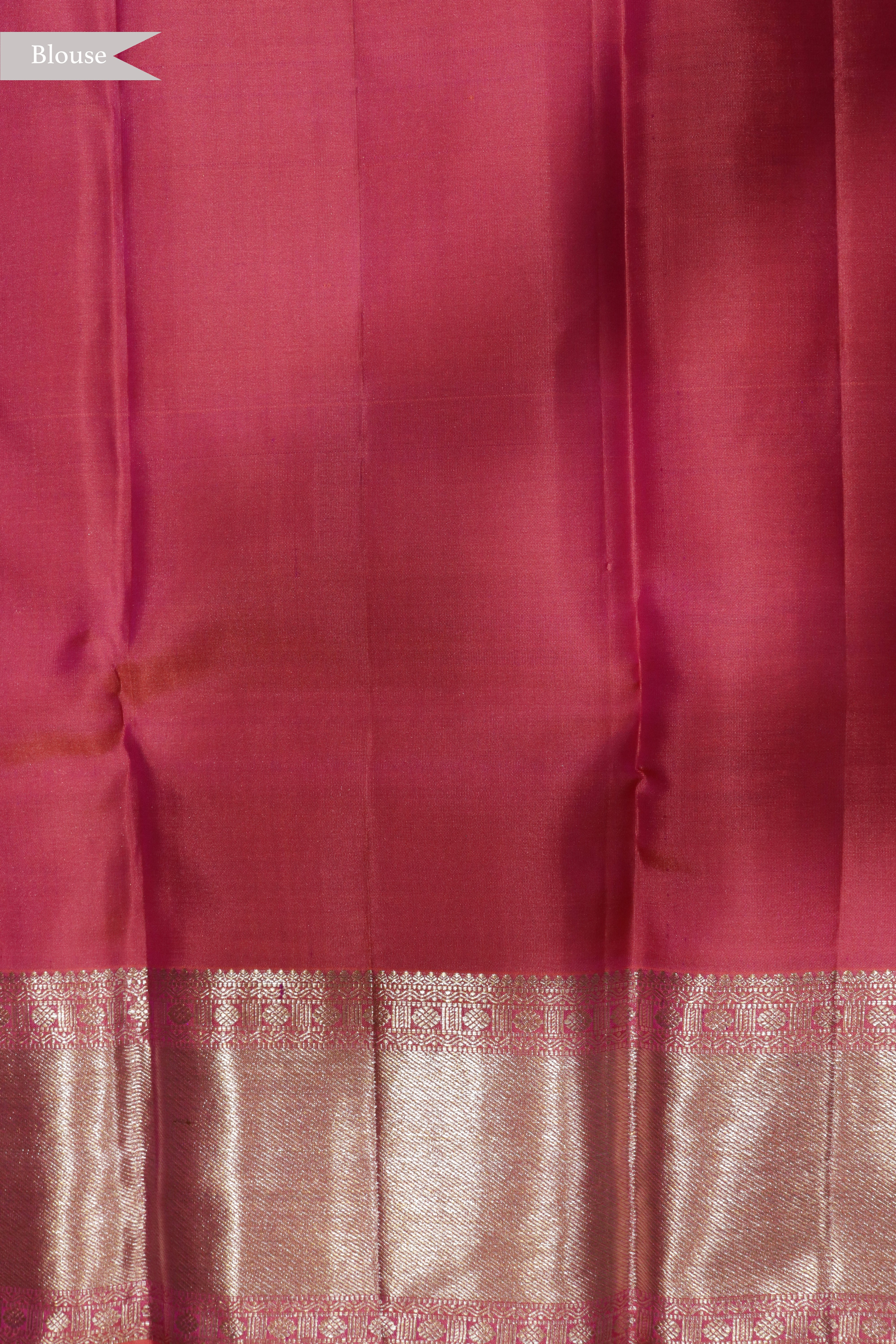 Coral Kanchivaram Silk Saree
