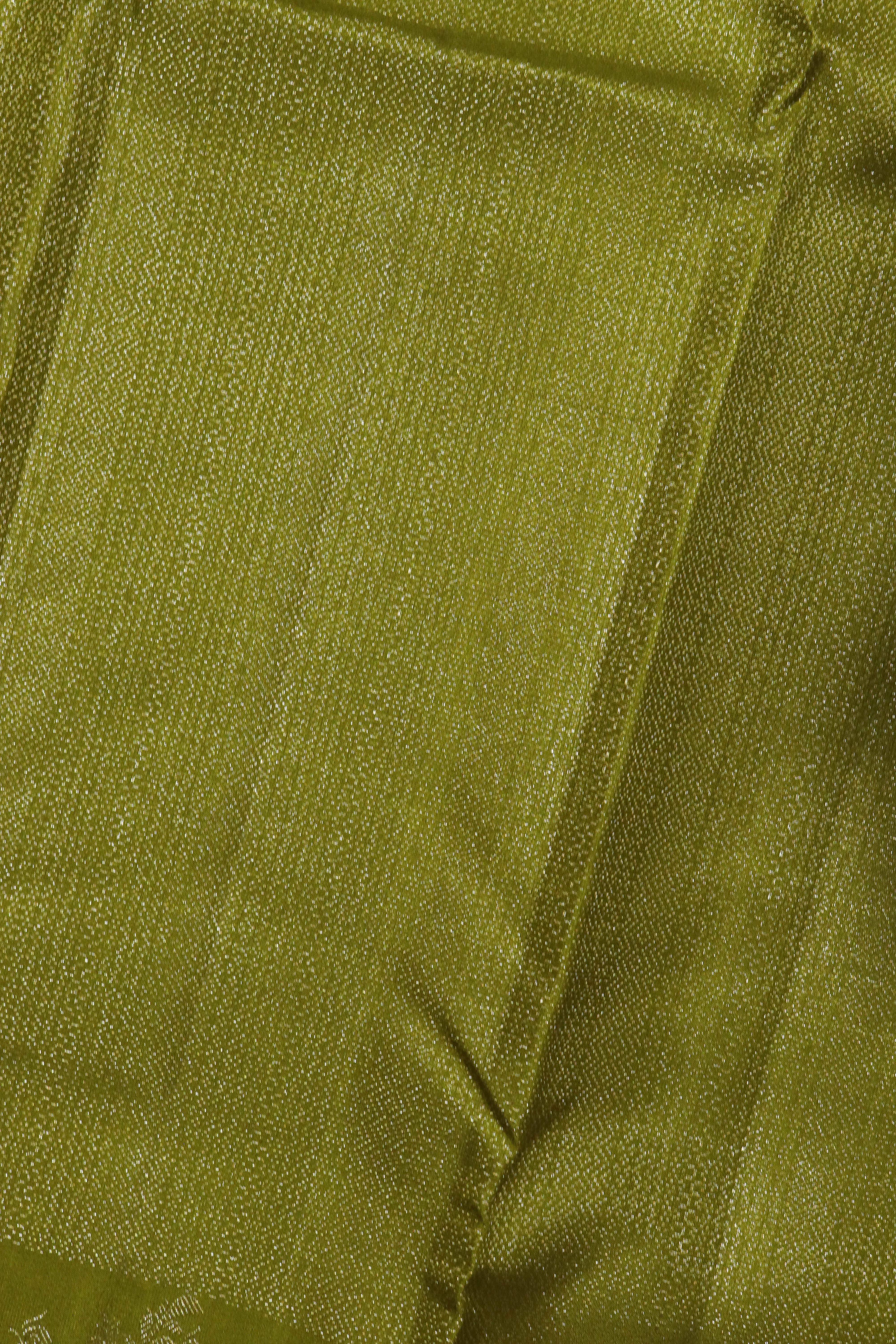 Mehendi Green Kanchivaram Silk Saree