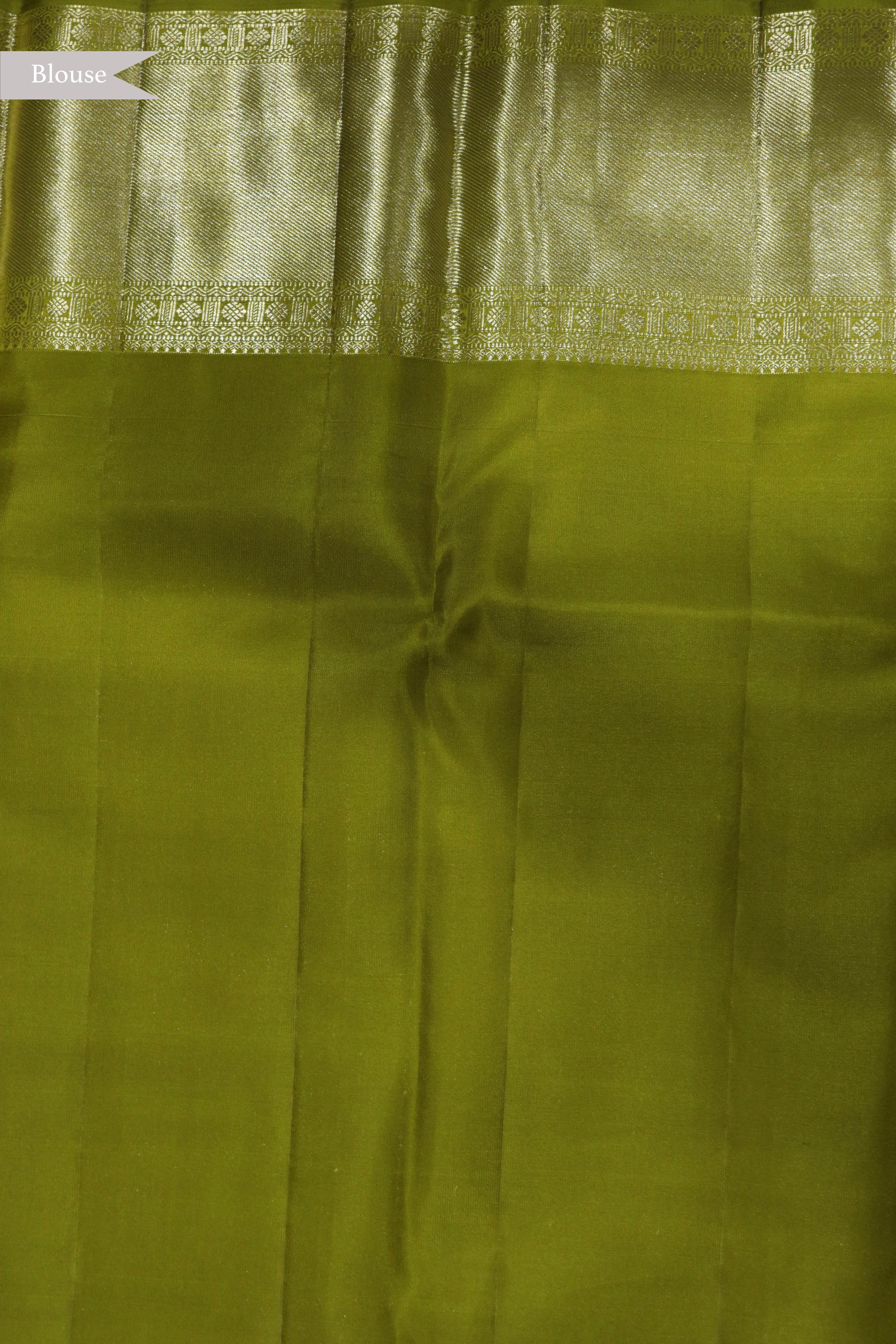 Mehendi Green Kanchivaram Silk Saree