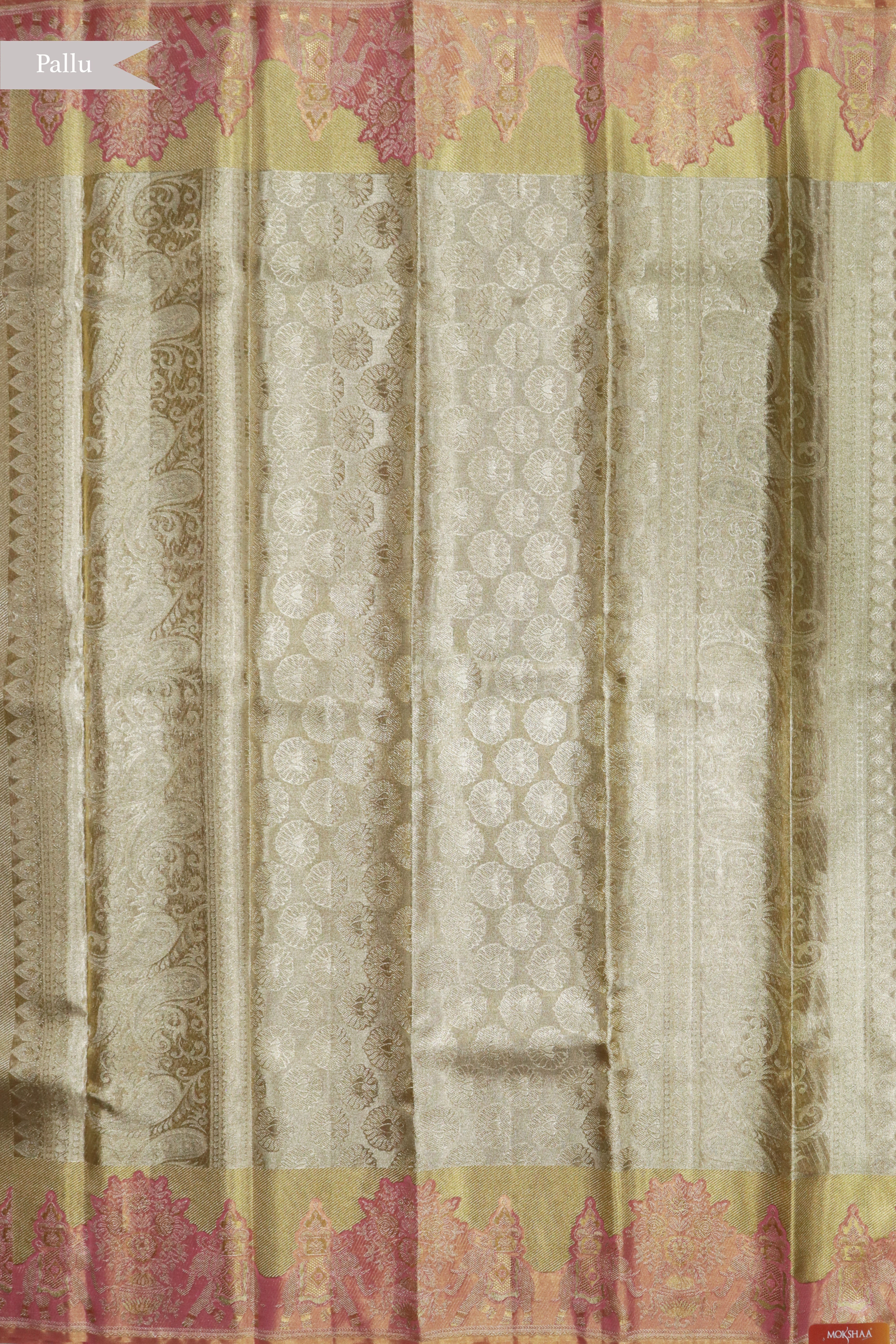 Gold Tissue Kanchivaram Silk Saree