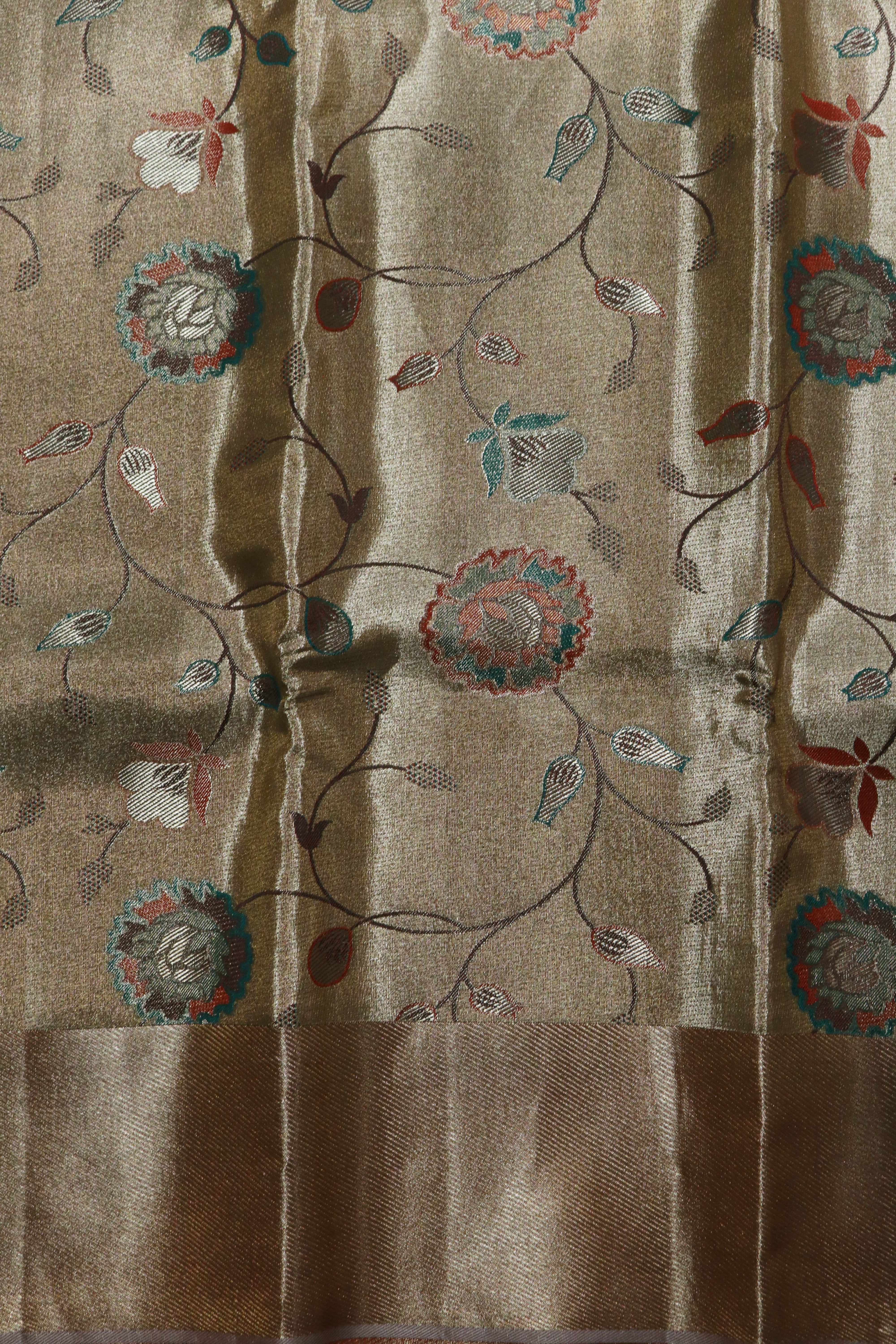 Gold Tissue Kanchivaram Silk Saree