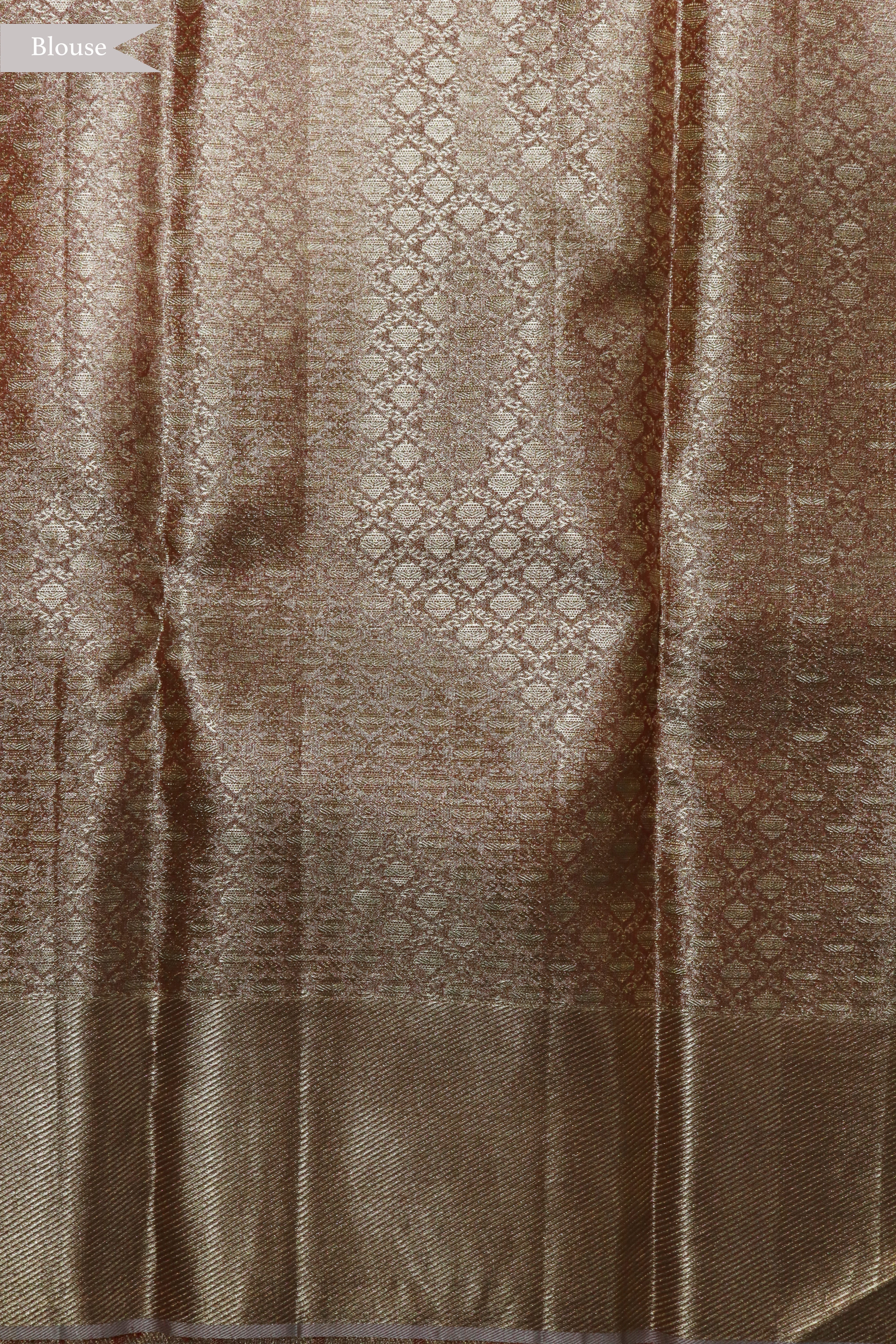 Gold Tissue Kanchivaram Silk Saree