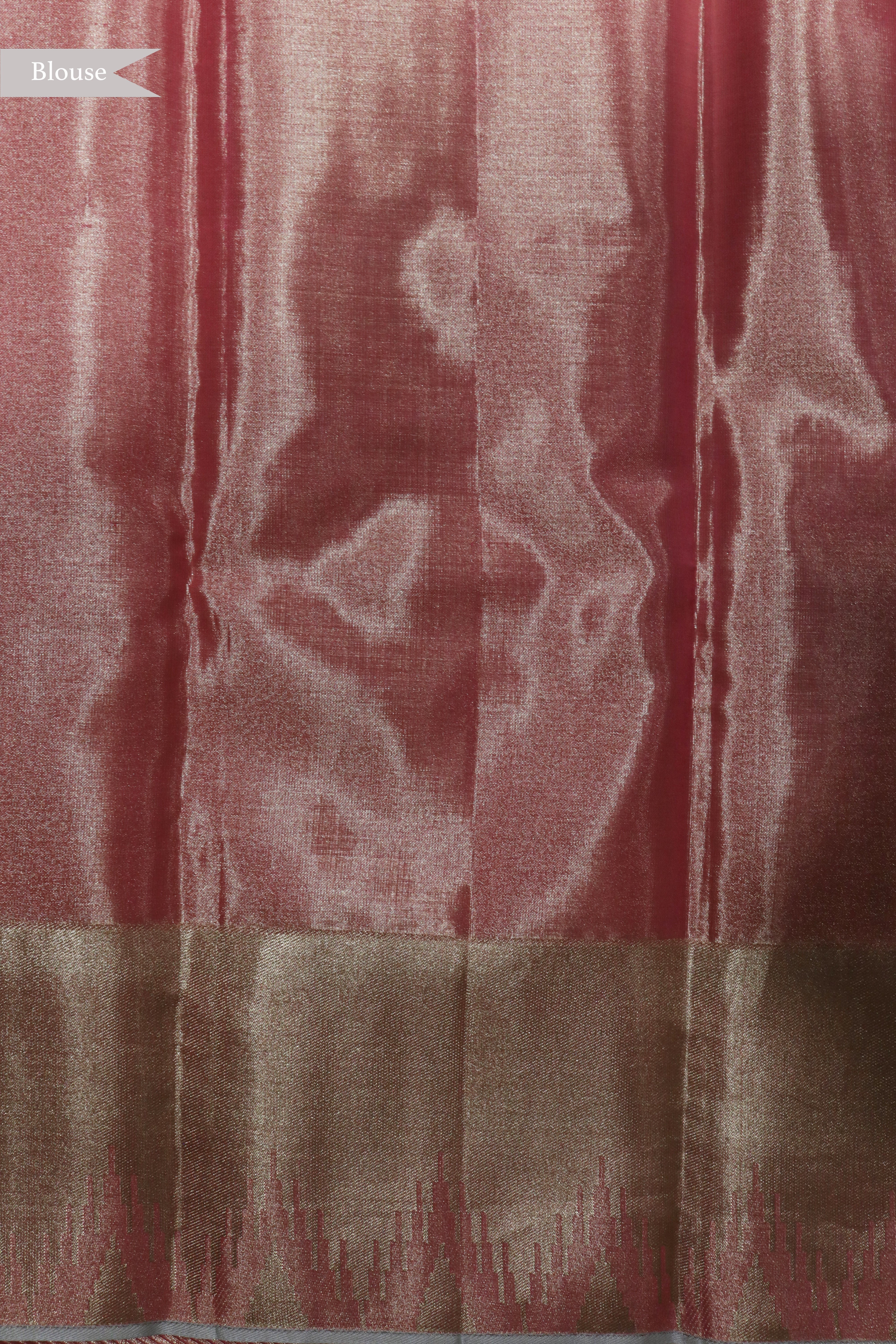 Silver Kanchivaram Tissue  Silk Saree