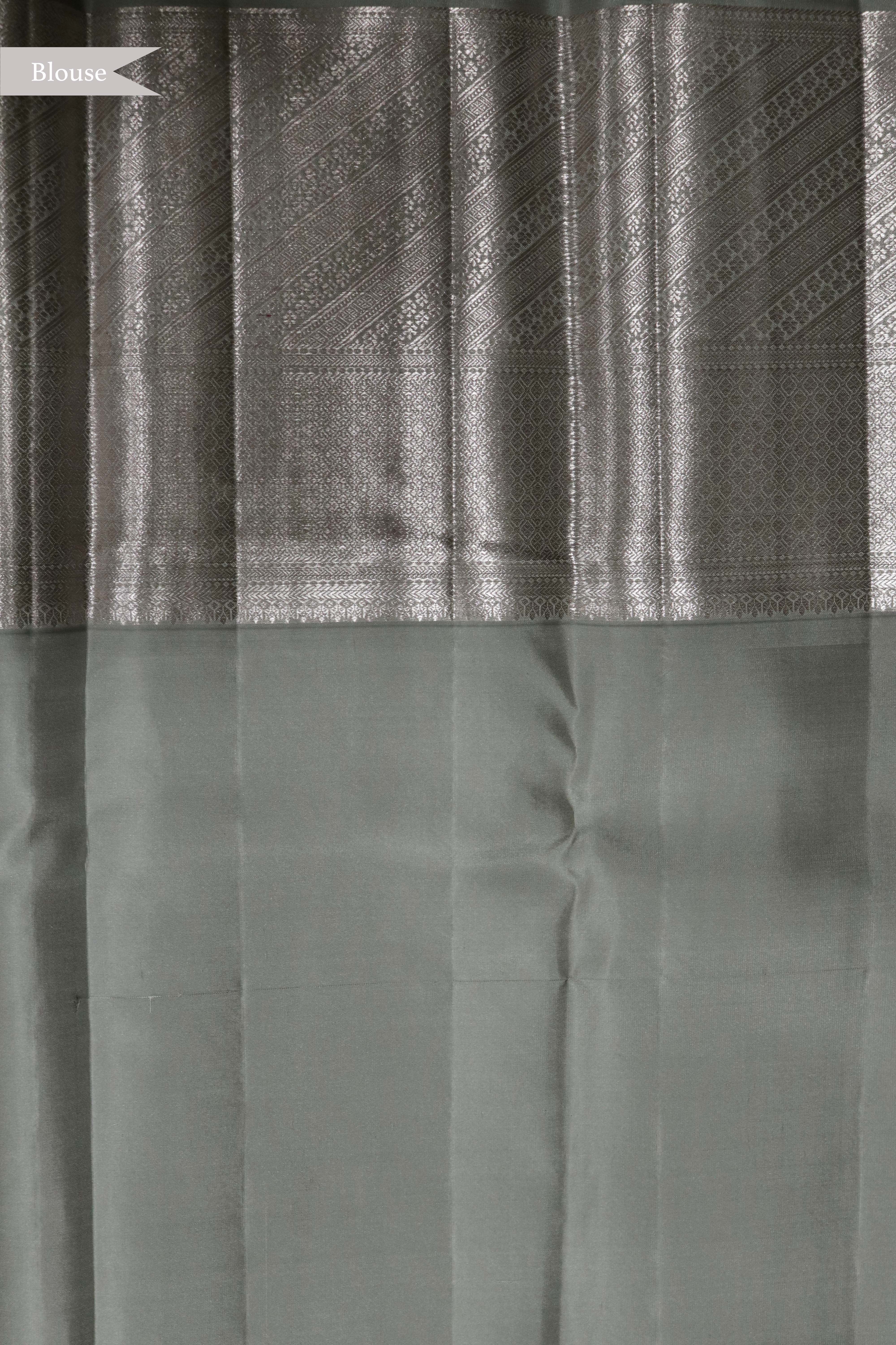 Elachi Green Kanchivaram Silk Saree