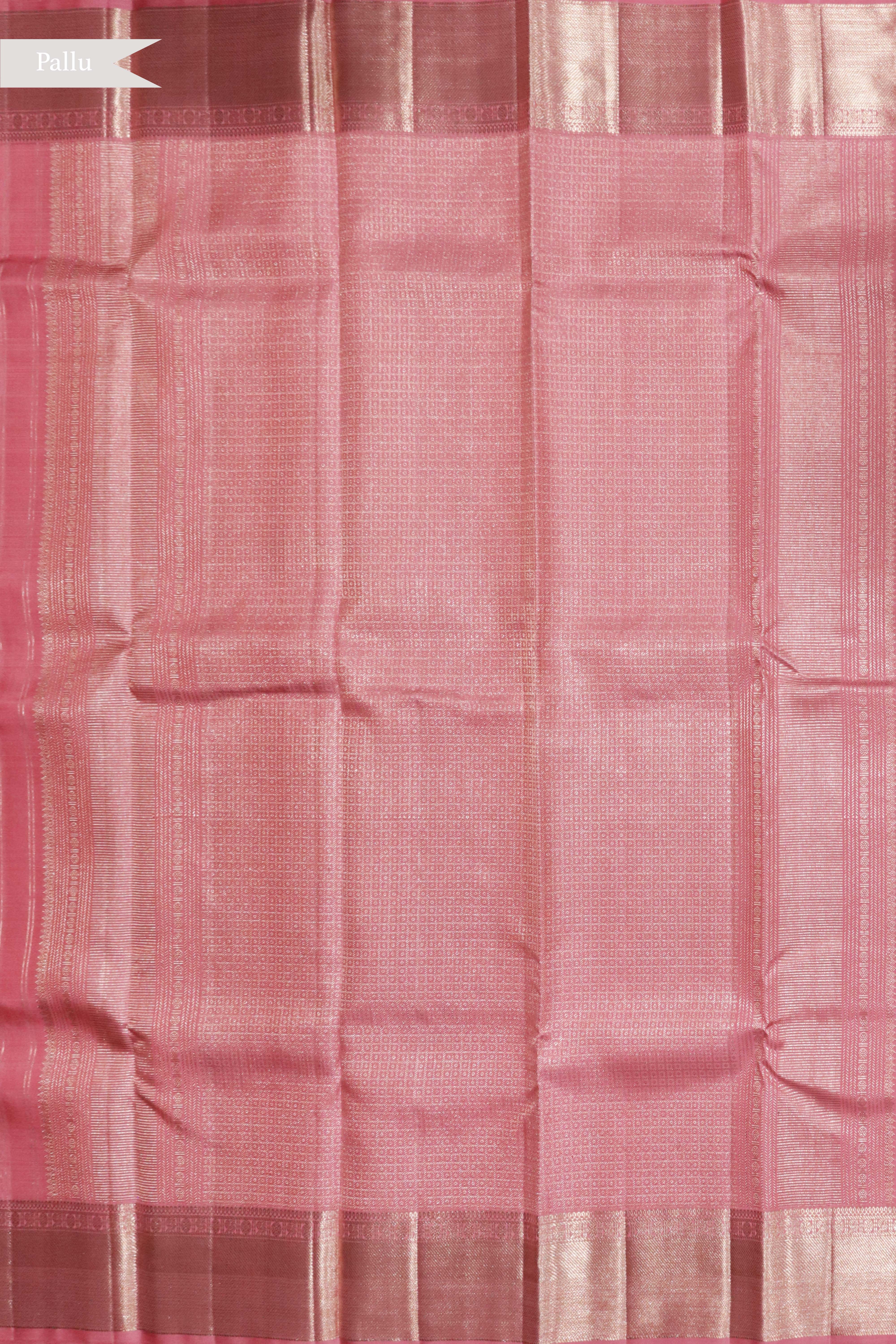 Pink Kanchivaram Silk Saree