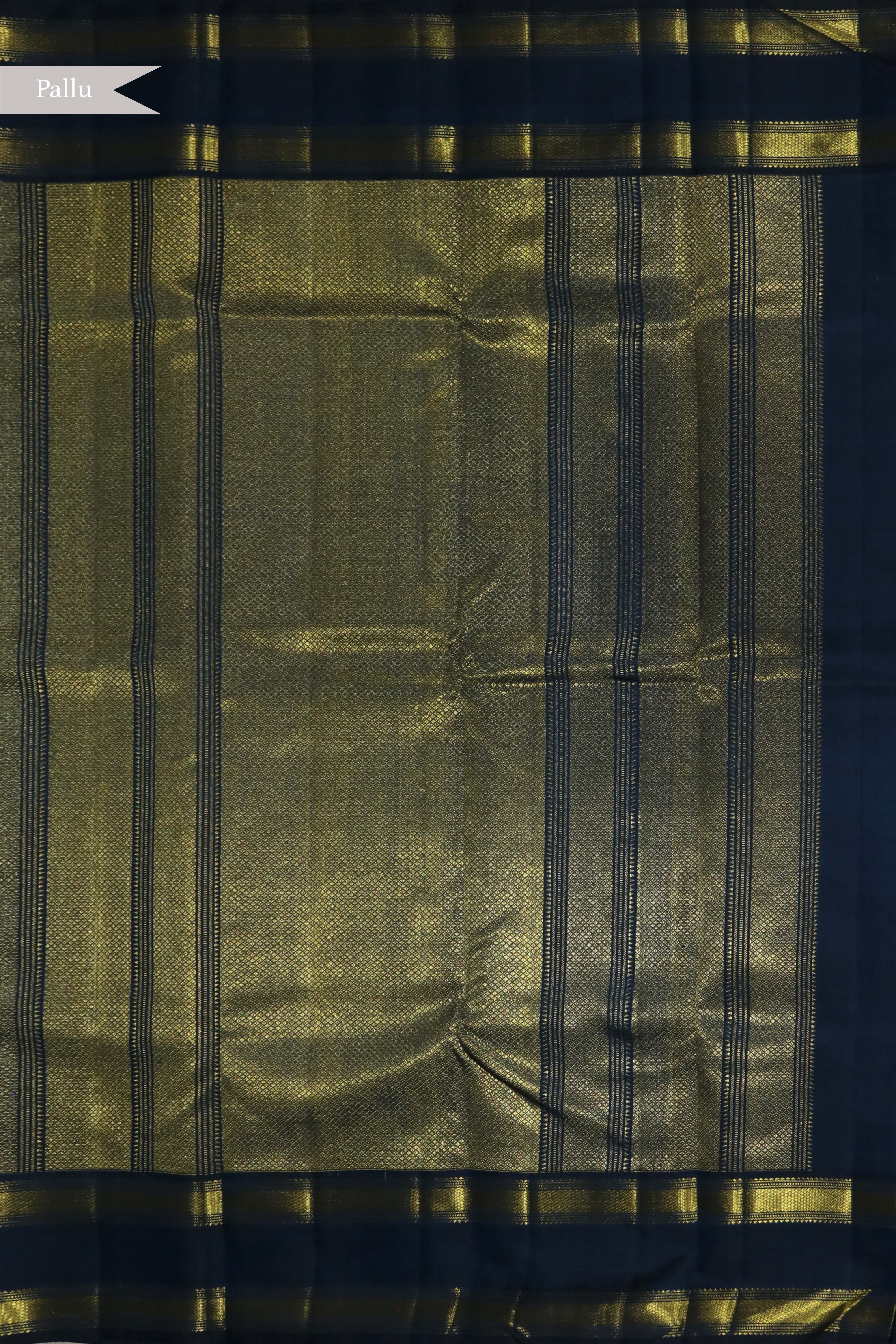 Pastel Blue Kanchivaram Silk Saree