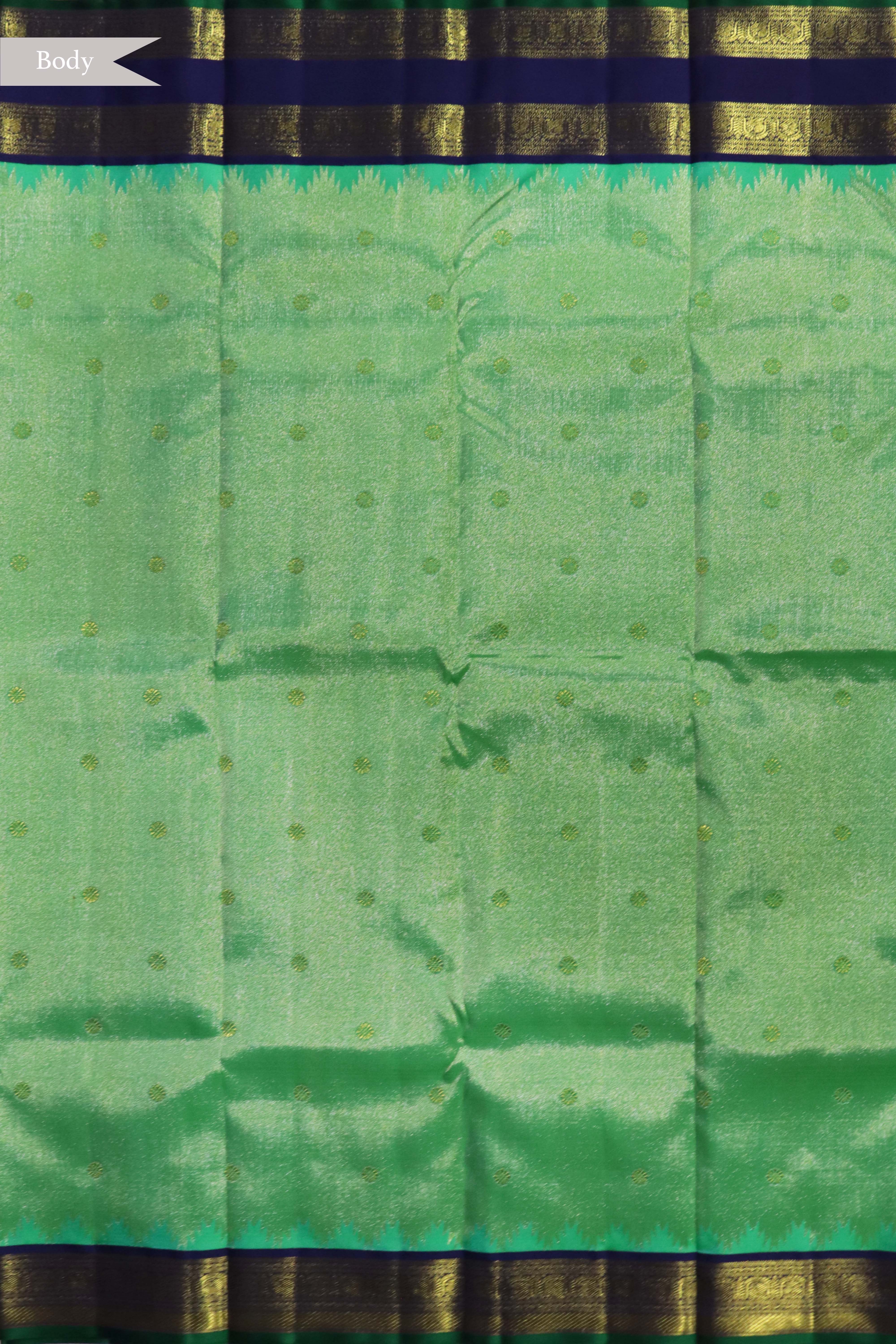 Emerald Green Kanchivaram Silk Saree