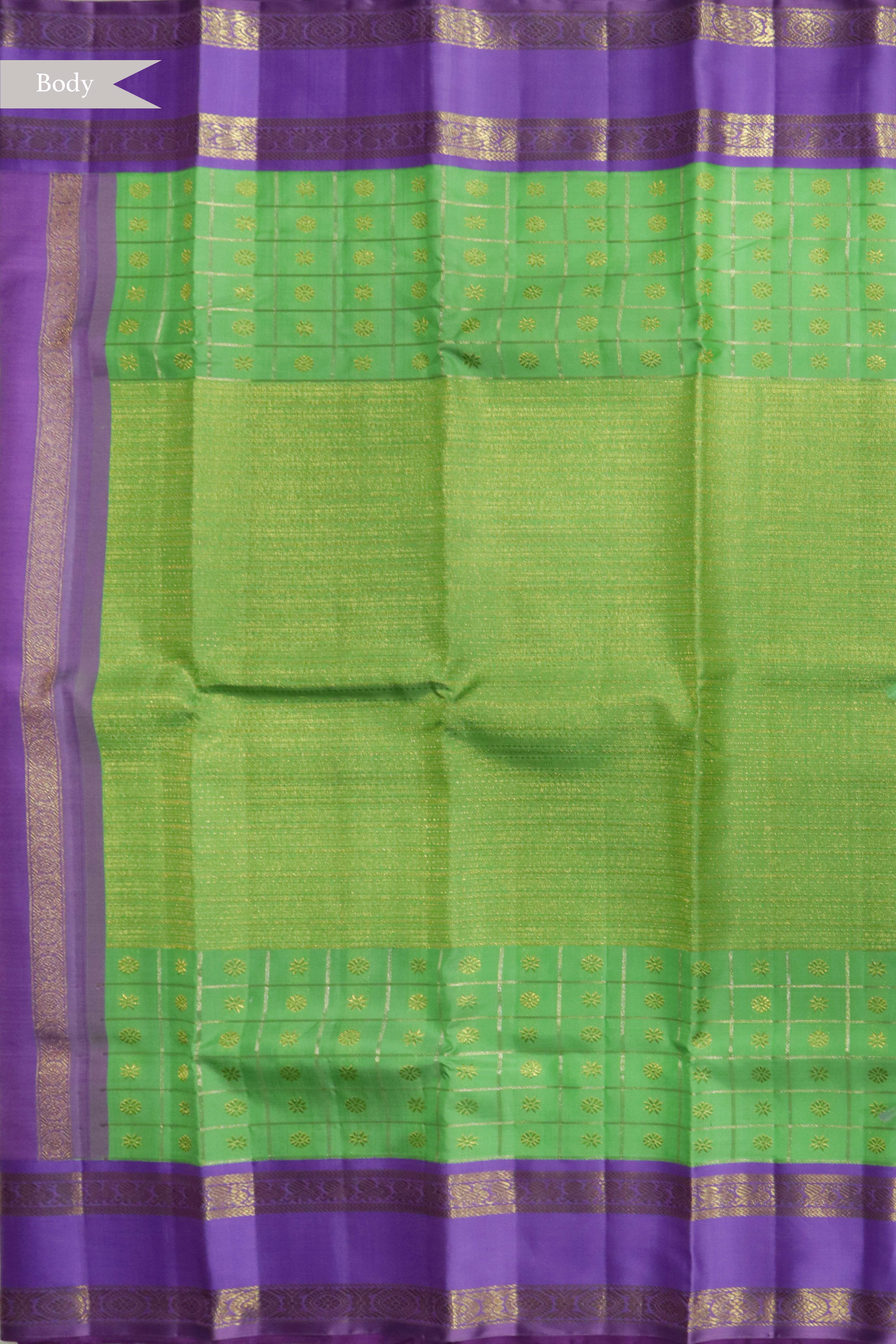 Pastel Green Kanchivaram Silk Saree