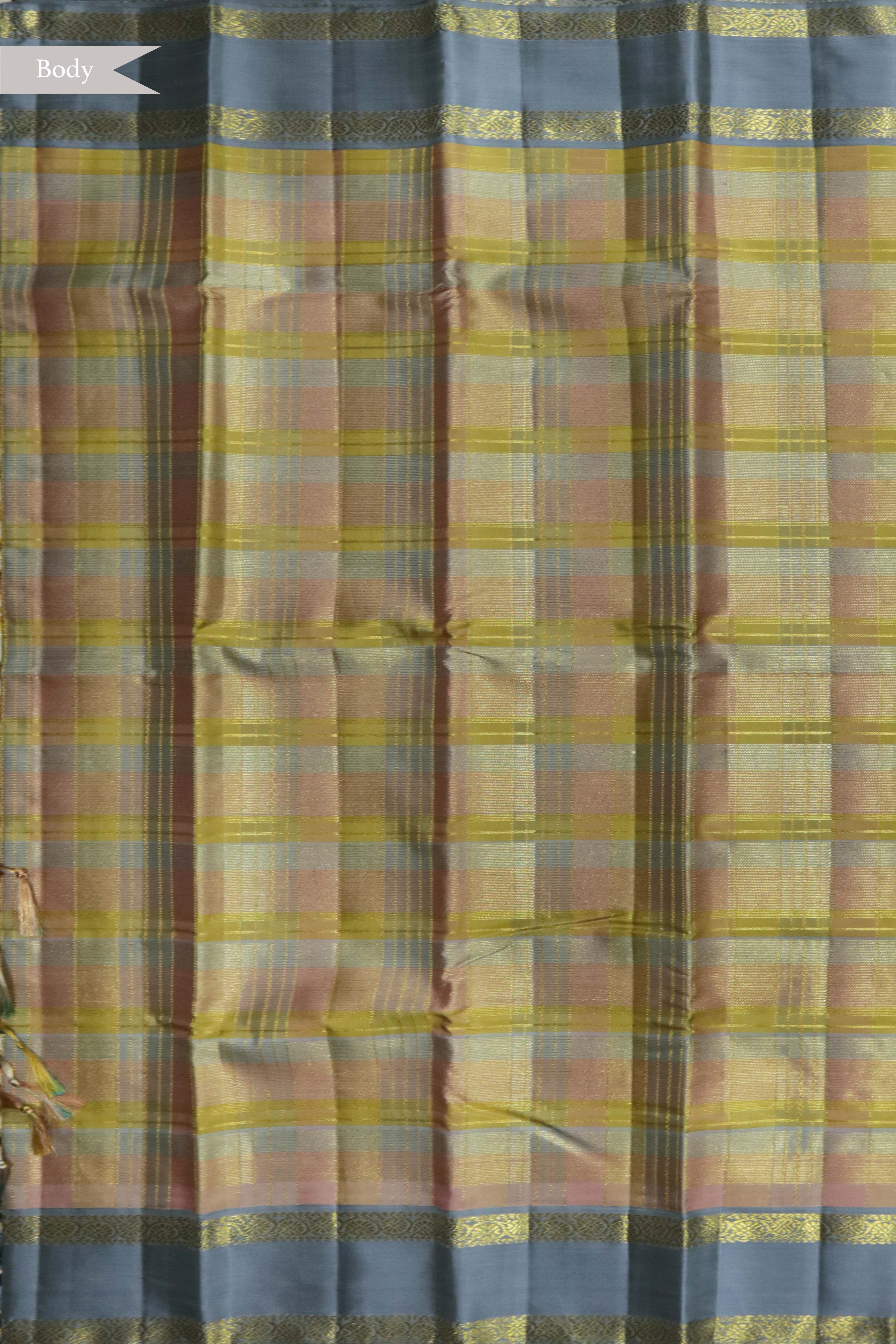 Pastel Kanchivaram Silk Saree
