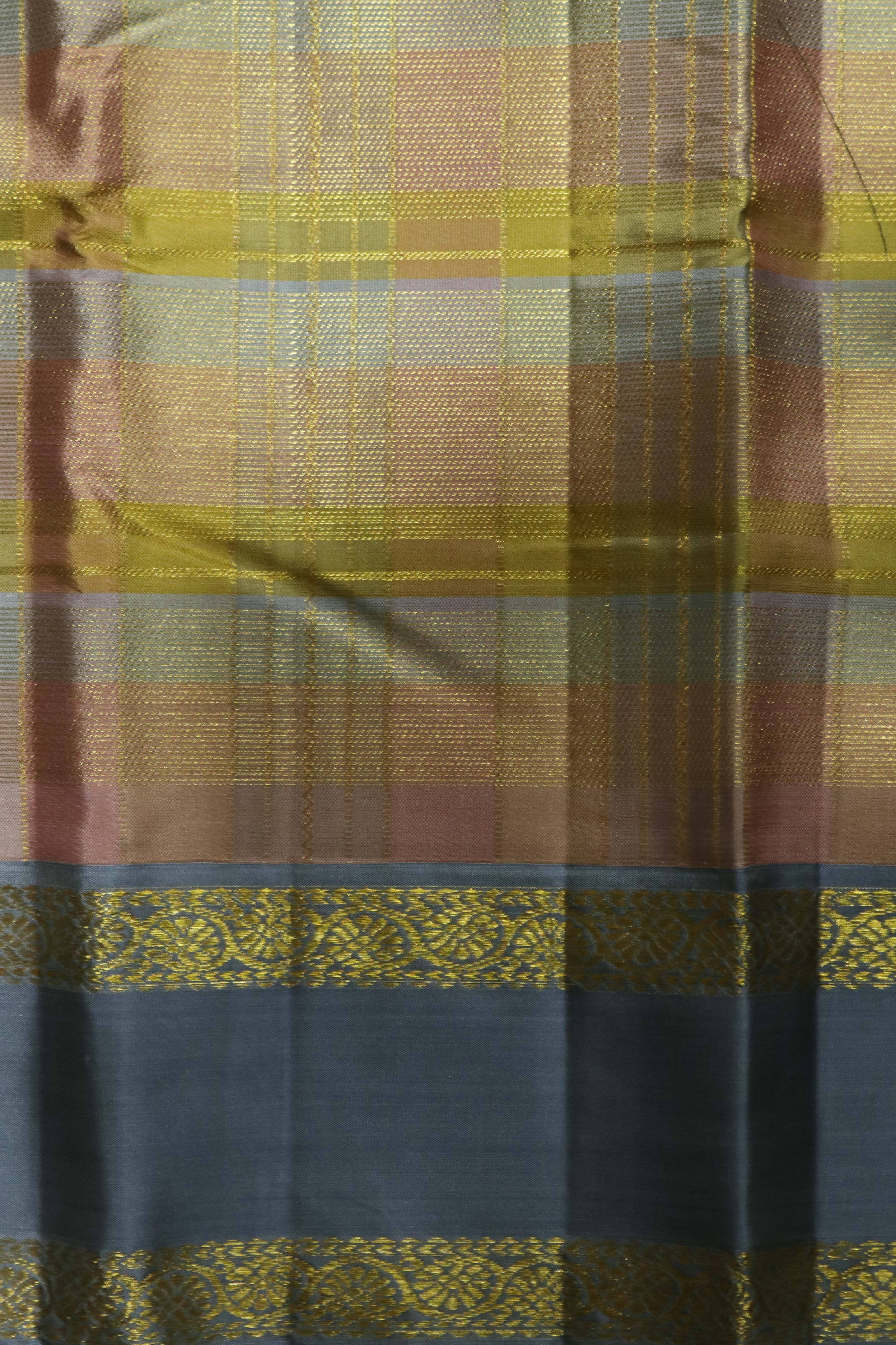 Pastel Kanchivaram Silk Saree