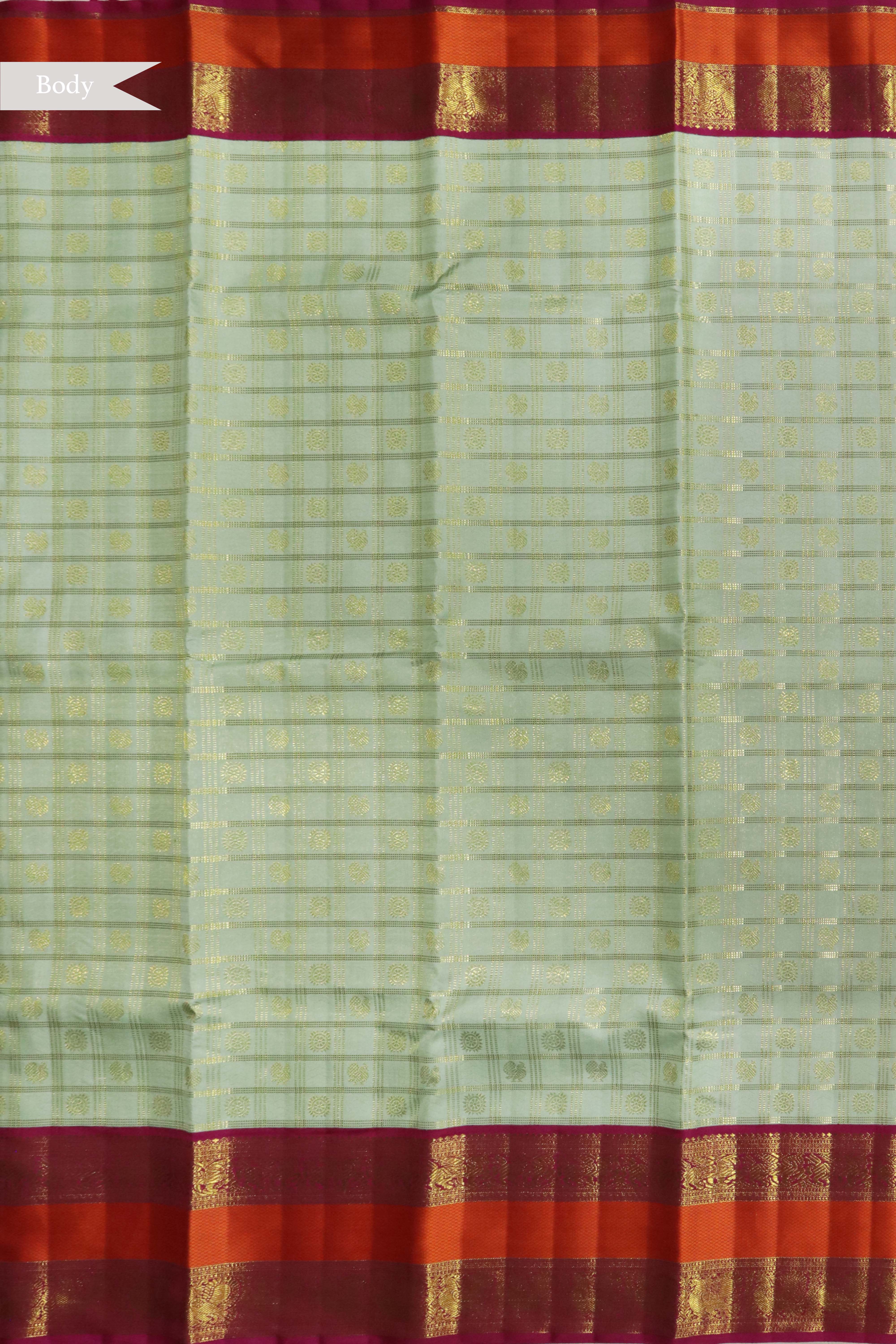 Pastel Green Kanchivaram Silk Saree