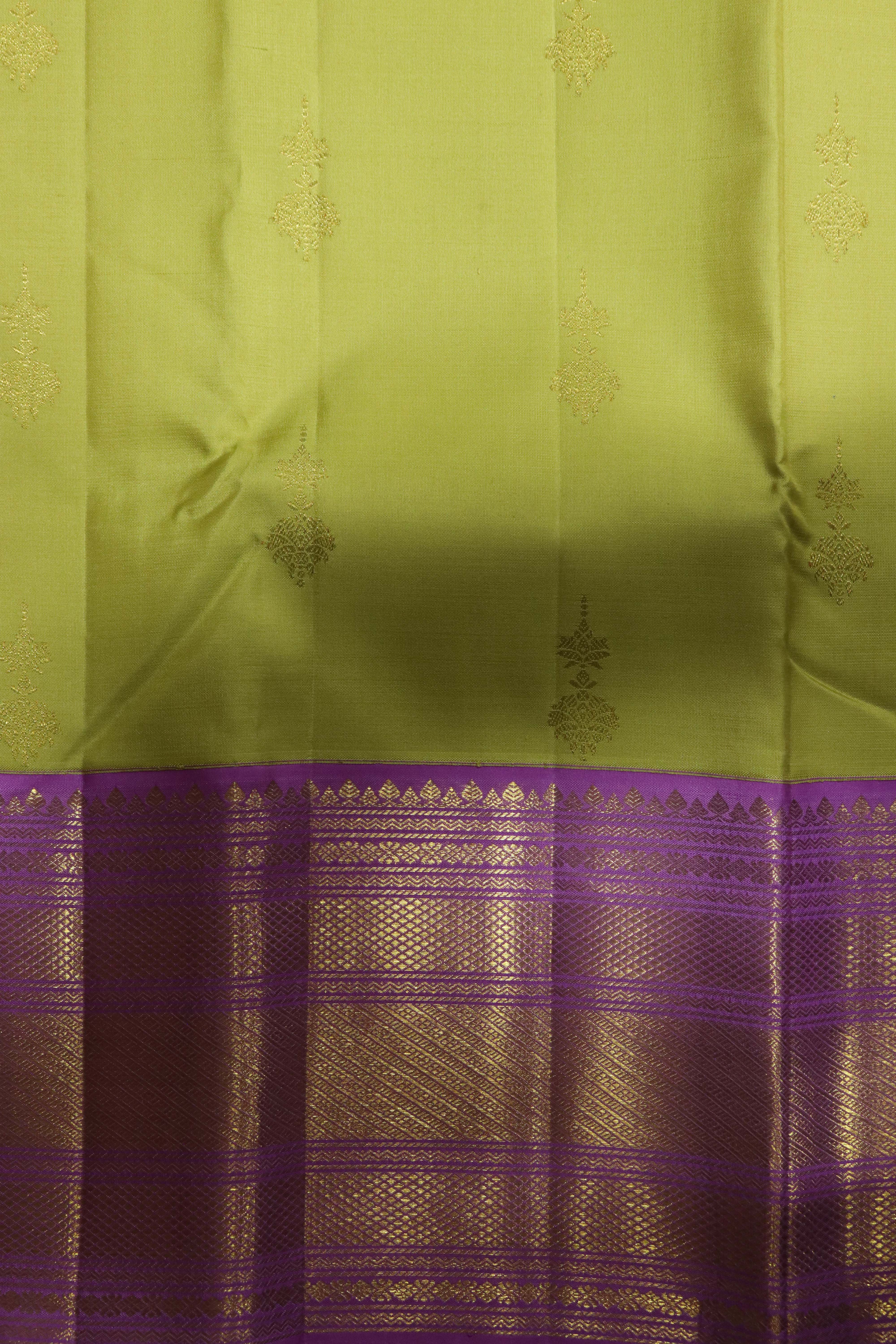 Pale Green Kanchivaram Silk Saree
