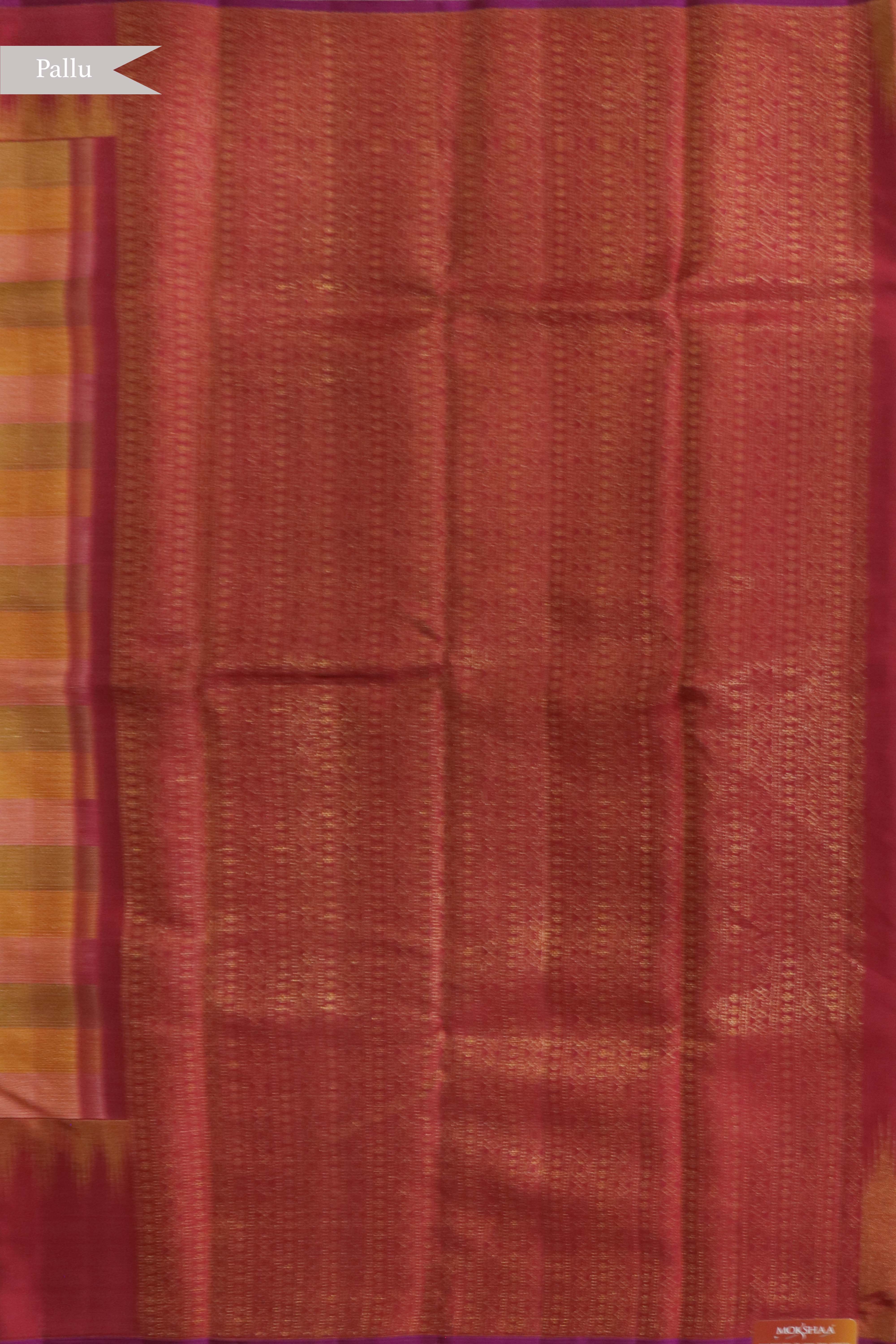 Multicolour Kanchivaram Silk Saree