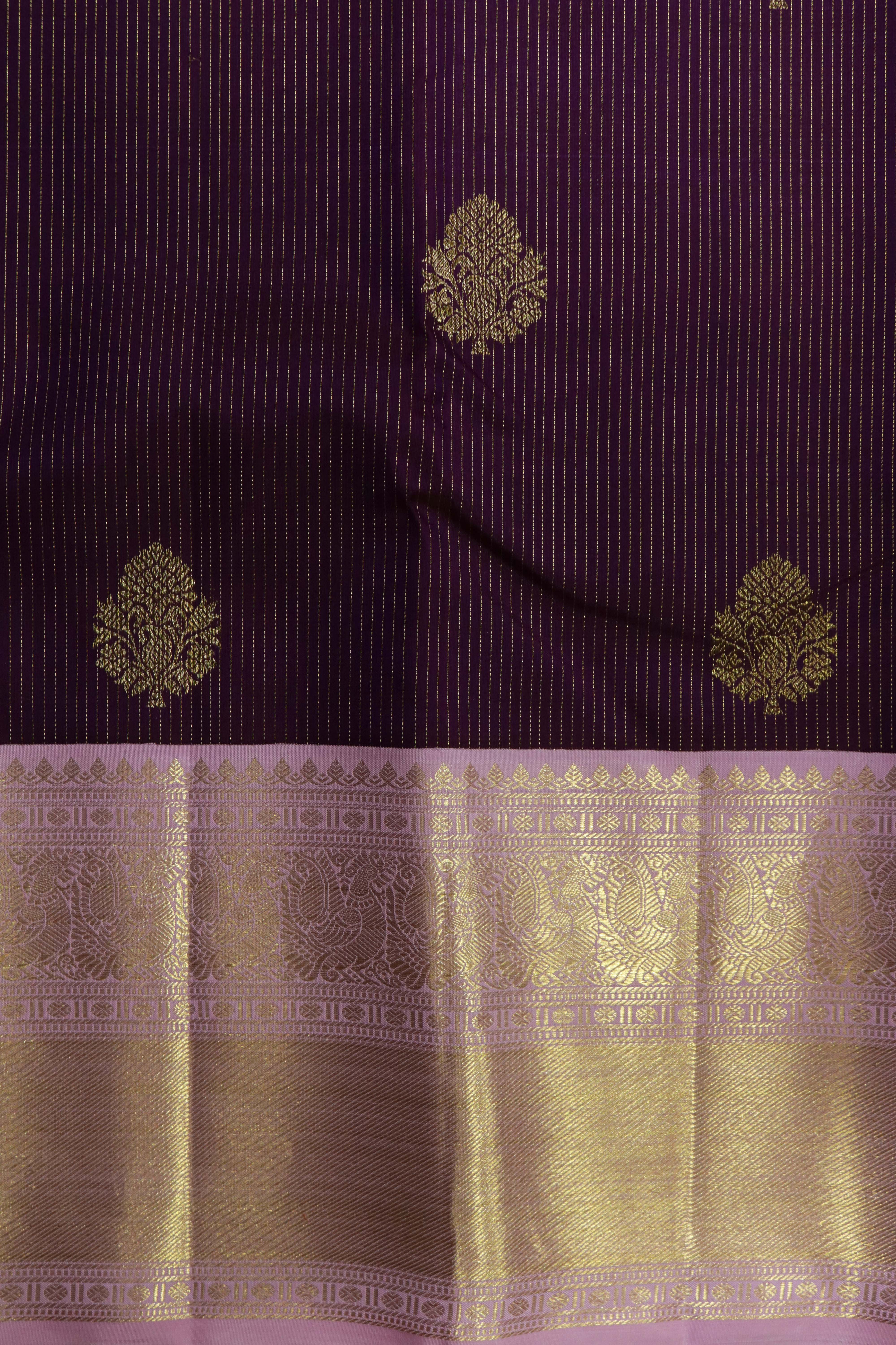 Wine Kanchivaram Silk Saree