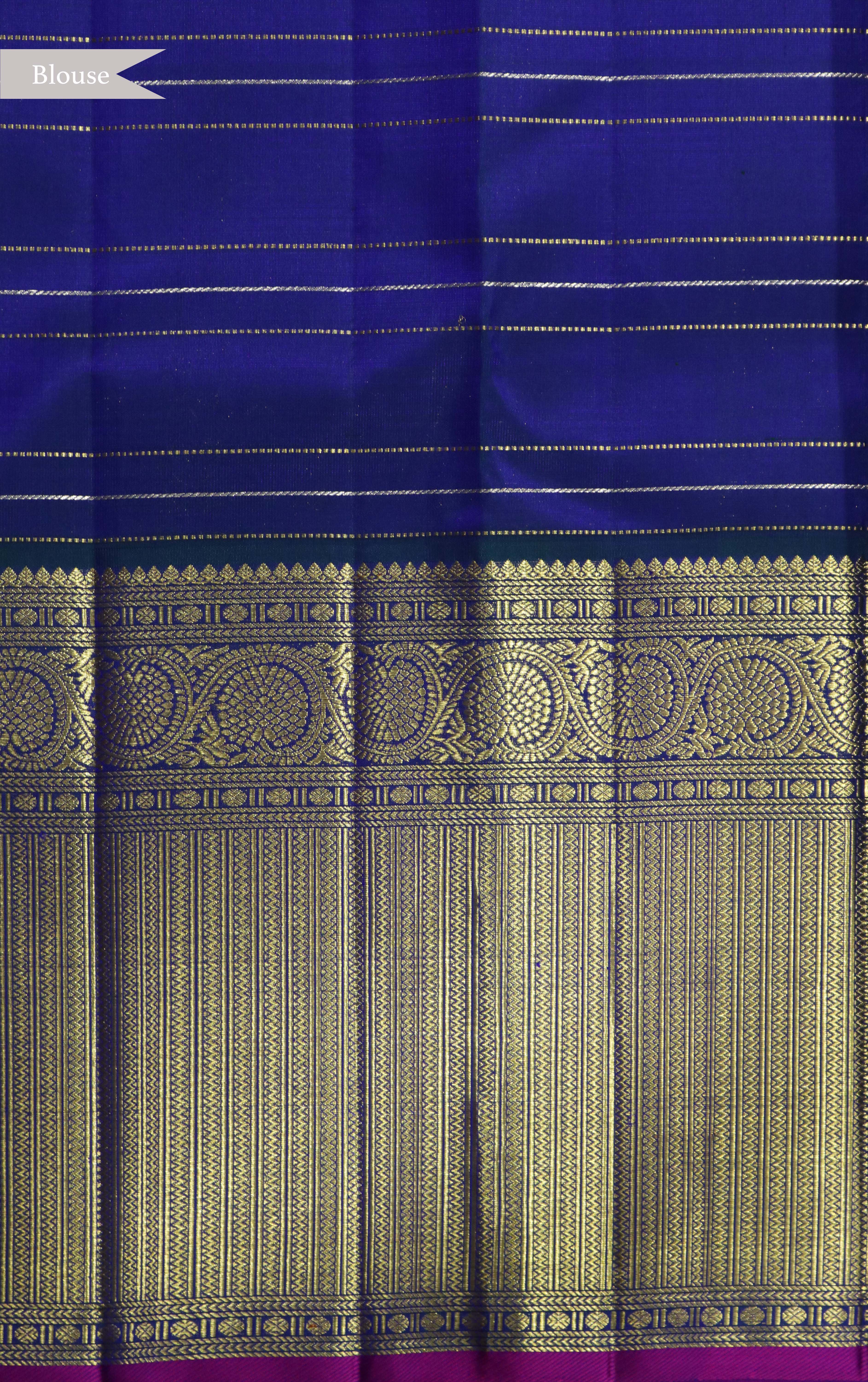 Yellow Kanchivaram Silk Saree