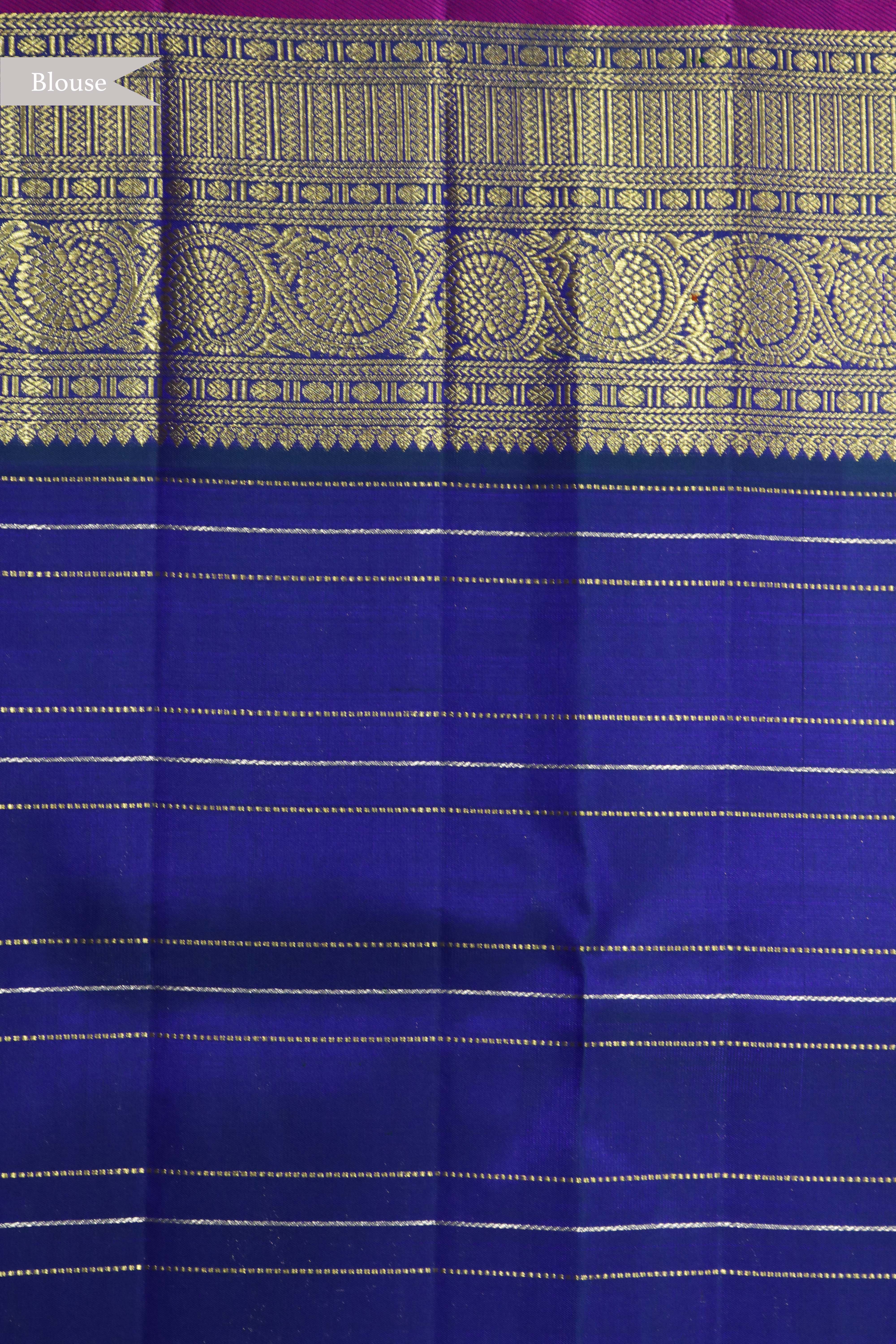Yellow Kanchivaram Silk Saree