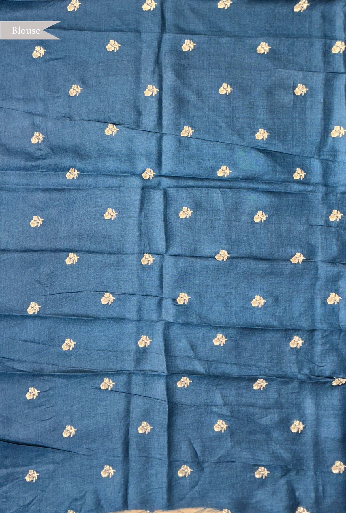 Off-White Tussar Silk Kalamkari Saree - Mokshaa