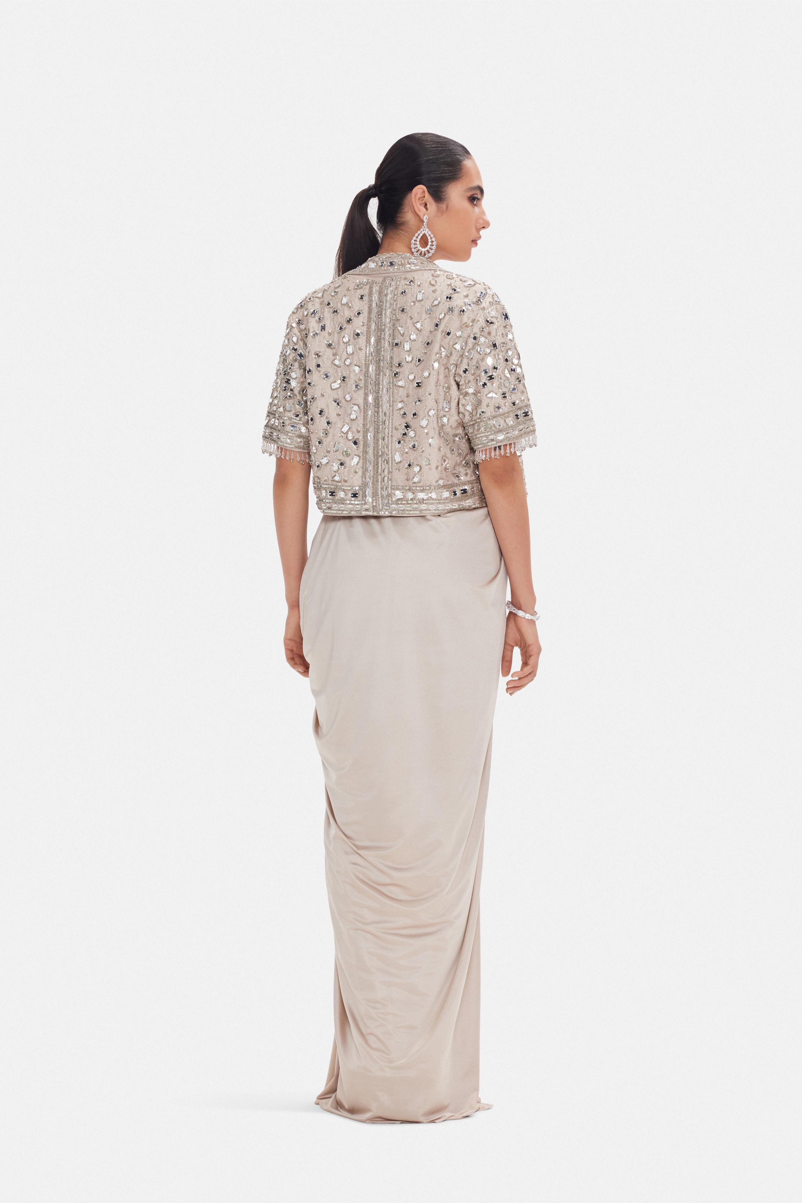 The Ethereal Waves Jacket Set