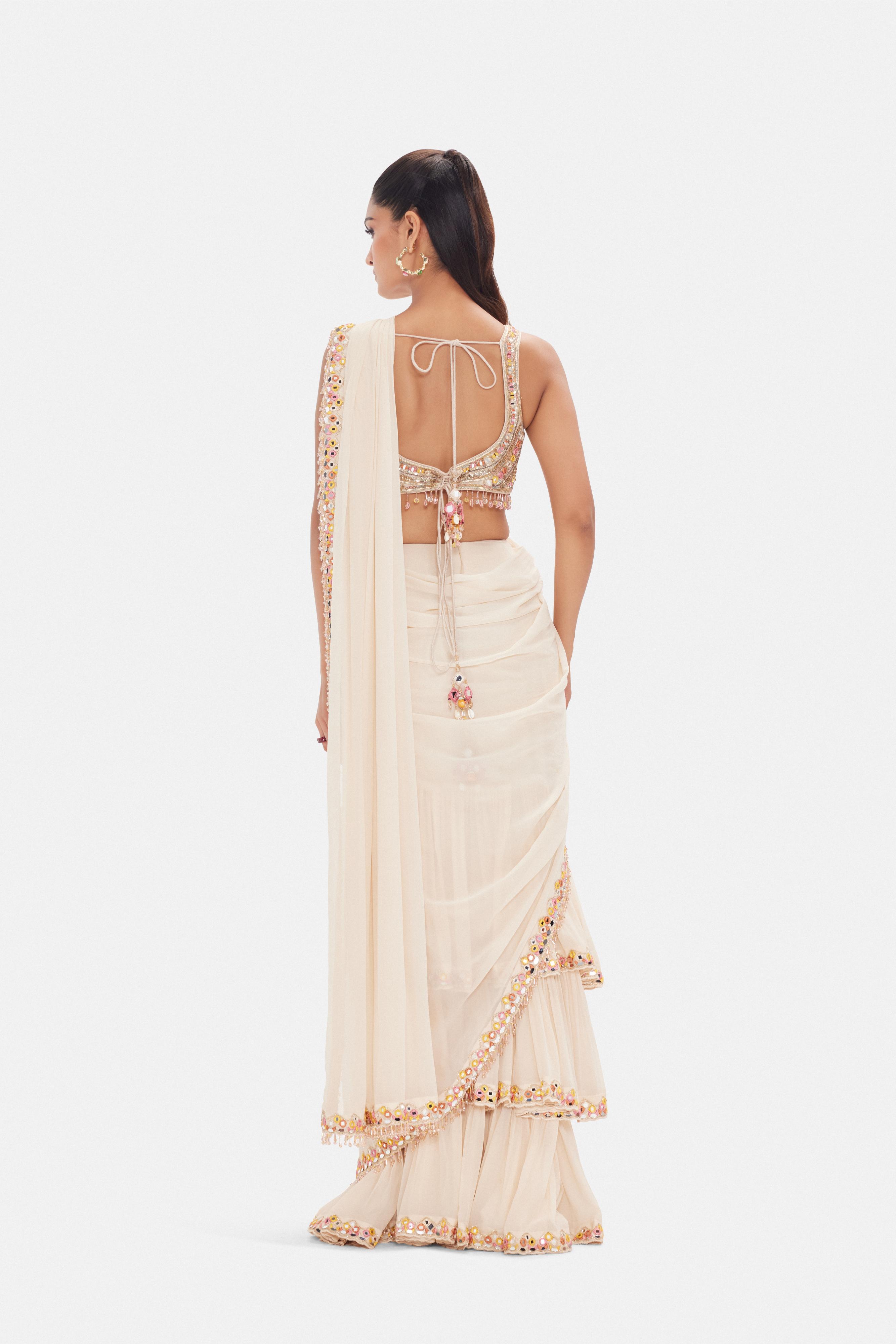 The Prism Symphony Saree